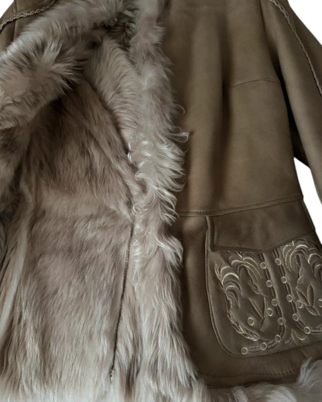 Roberto Cavalli MONGOLIAN LAMB FUR LEATHER JACKET Size M / US 6-8 / IT 42-44 - 5 Thumbnail