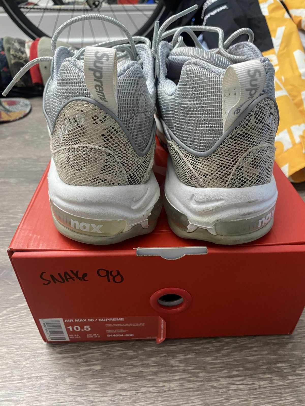 Nike × Supreme Nike air supreme 98 Airmax snakeskin Size US 10.5 / EU 43-44 - 2 Thumbnail