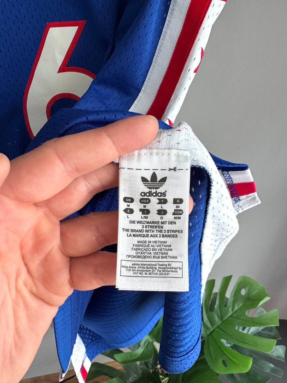Adidas Adidas Philadelphia 76ers NBA Basketball Jersey #6 ERVING, M Size US M / EU 48-50 / 2 - 13 Thumbnail