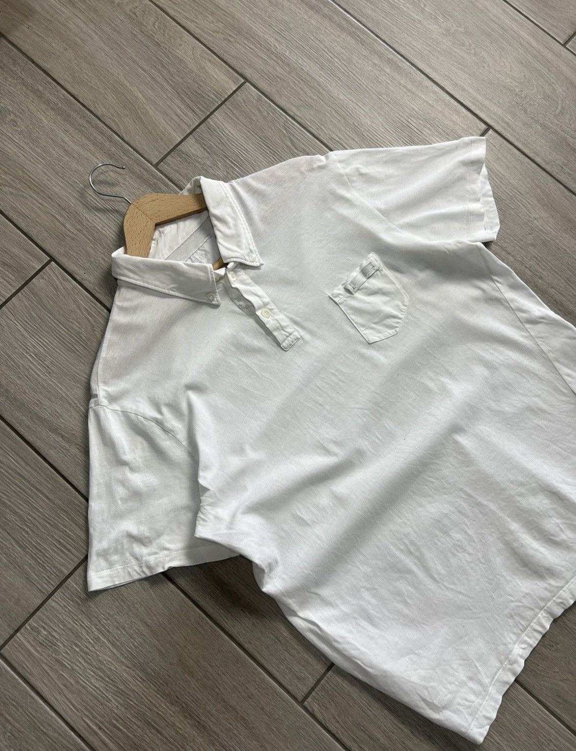 Prada 😍Prada T-shirt Basic White New Collection Mini Logo Size US L / EU 52-54 / 3 - 9 Thumbnail