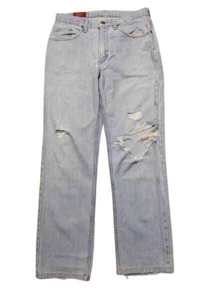 VINTAGE EDWIN DISTRESSED JEANS MADE IN USA