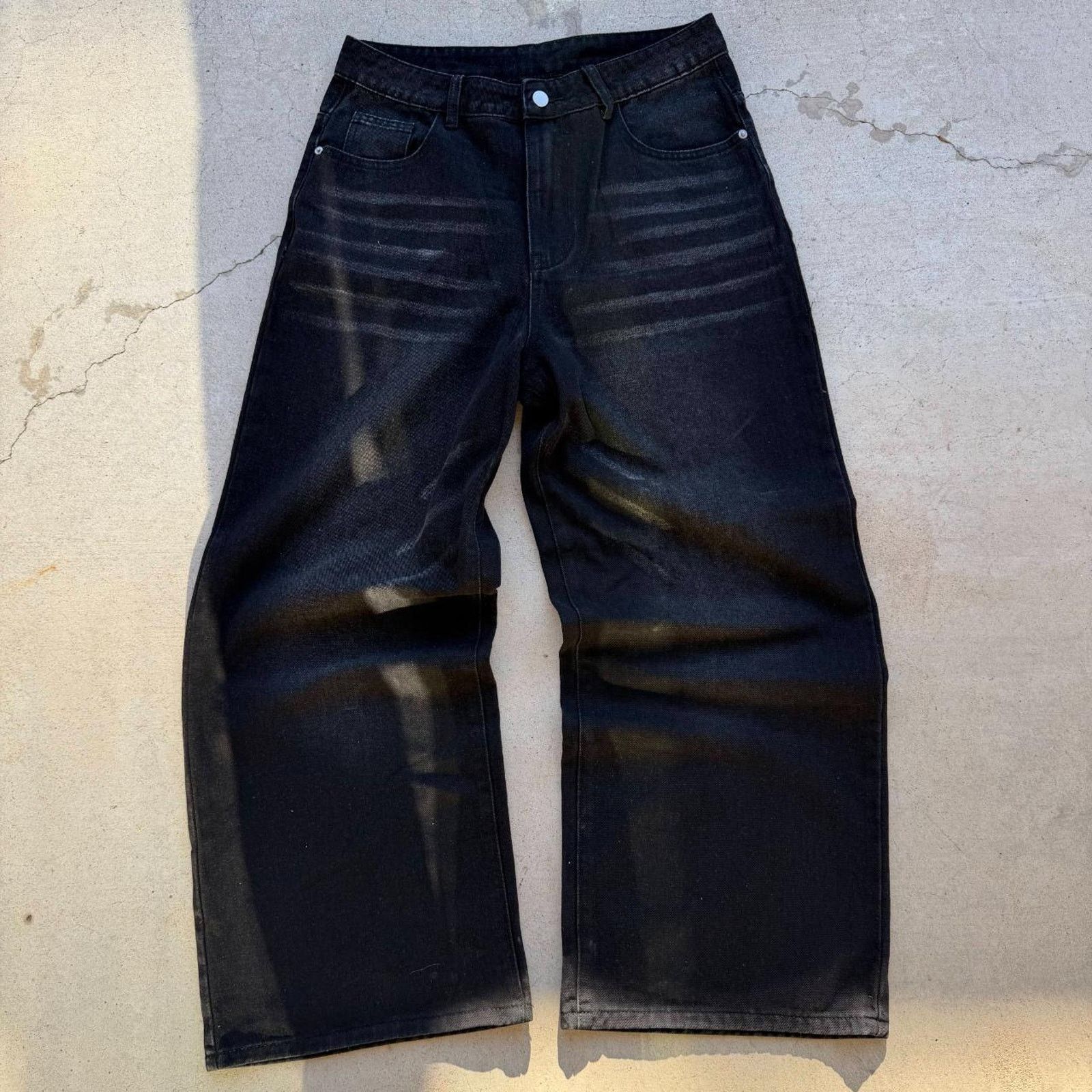 Other Washed black baggy jeans Size US 30 / EU 46 - 4 Thumbnail