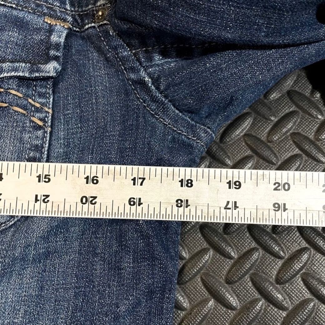 Jordache VINTAGE Jordache Legacy Denim Jean Jacket BLUE Full Button Women Large Jeans Jacket Women L Blue Y2K Size 36" / US 14 / IT 50 - 7 Thumbnail