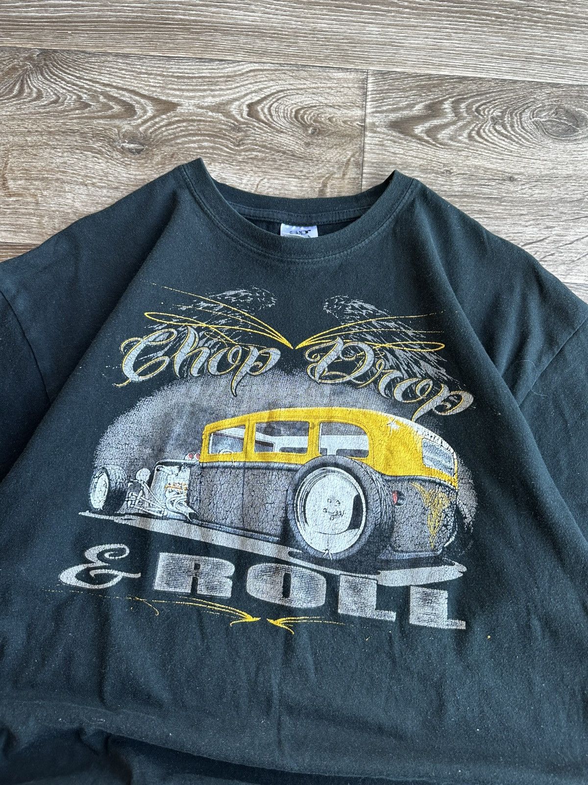 Vintage 🔥 Vintage Skeleton Hot Rod Racing T Shirt 90s Cars Ford Race Size US L / EU 52-54 / 3 - 2 Thumbnail