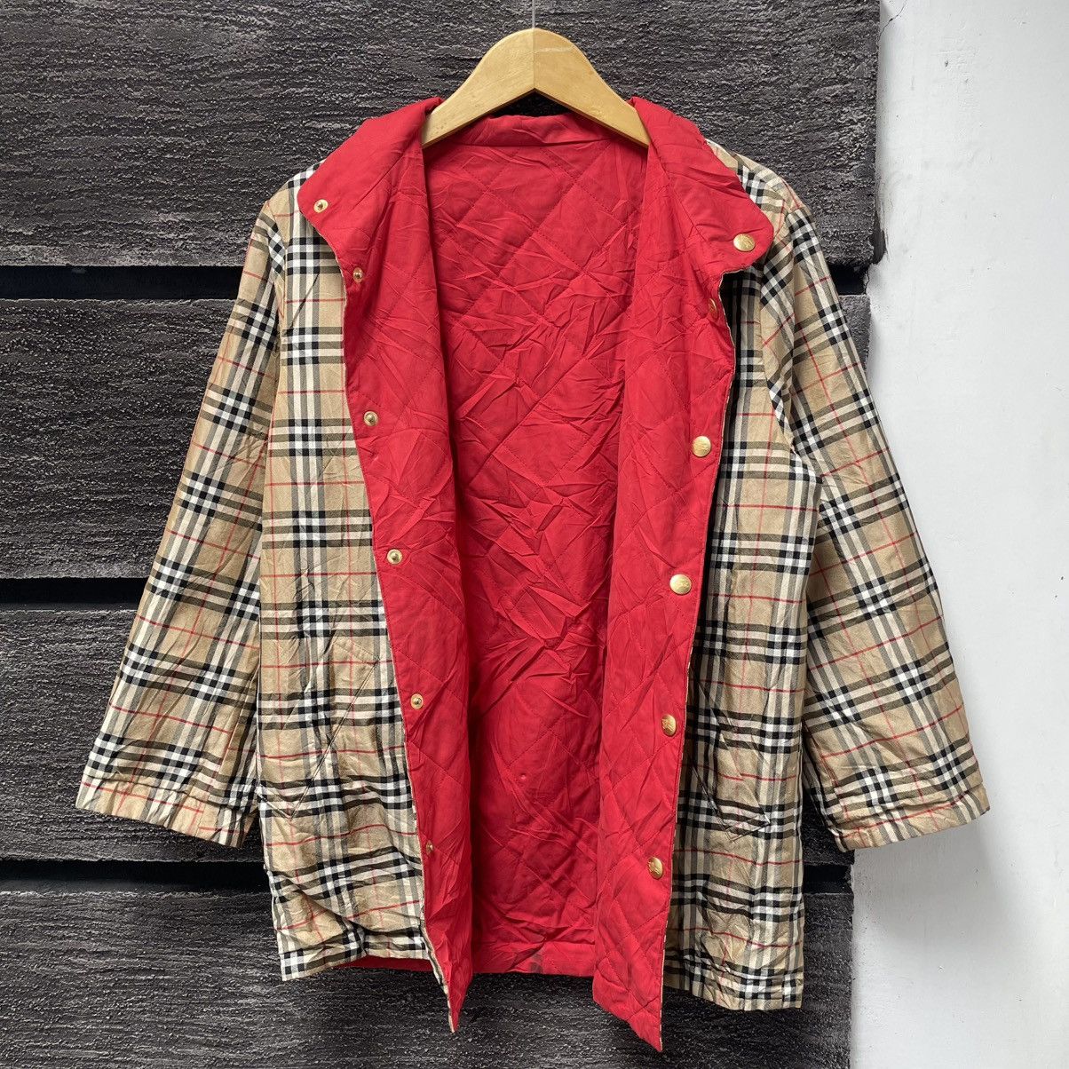 Burberry × Vintage Burberry Novacheck Reversible Jacket Size US M / EU 48-50 / 2 - 3 Thumbnail