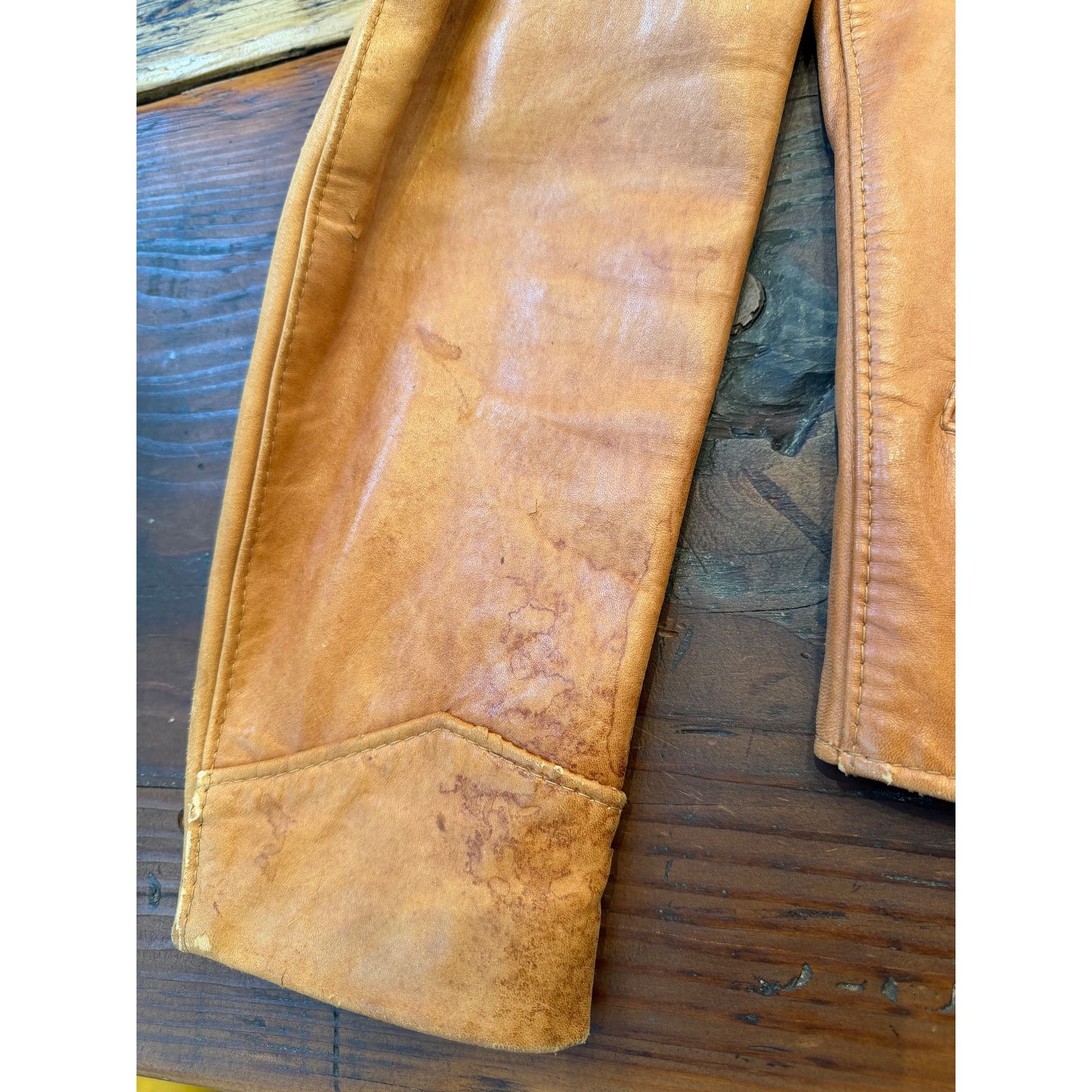 Golden Bear Golden Bear Vintage 50's Leather Jacket Size US S / EU 44-46 / 1 - 6 Thumbnail