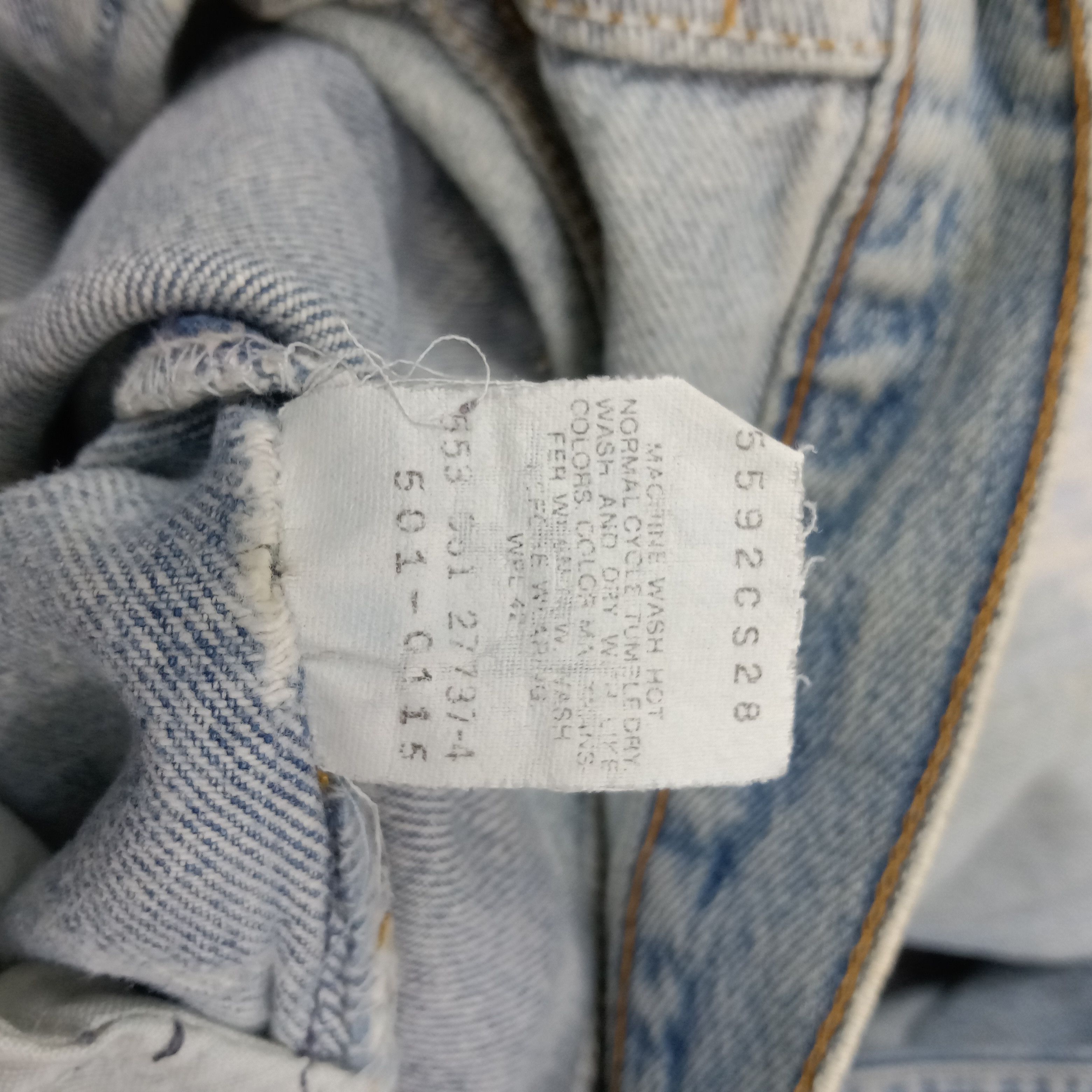 Levi's Levi's 501 Distressed Style Denim Jeans C228N23 Size US 30 / EU 46 - 16 Thumbnail