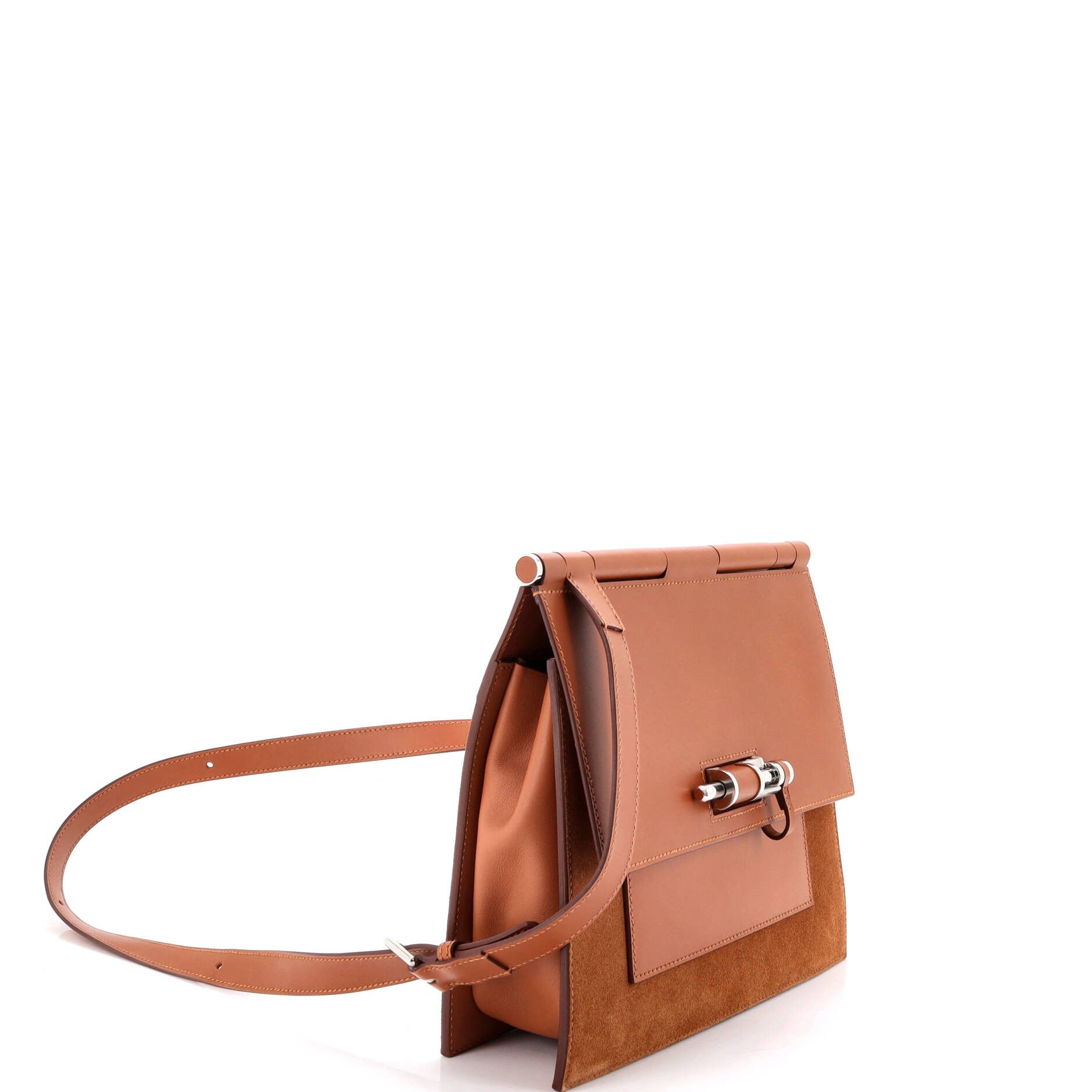 Hermes Sacabar Shoulder Bag Doblis Suede and Swift 24 Size ONE SIZE - 1 Thumbnail