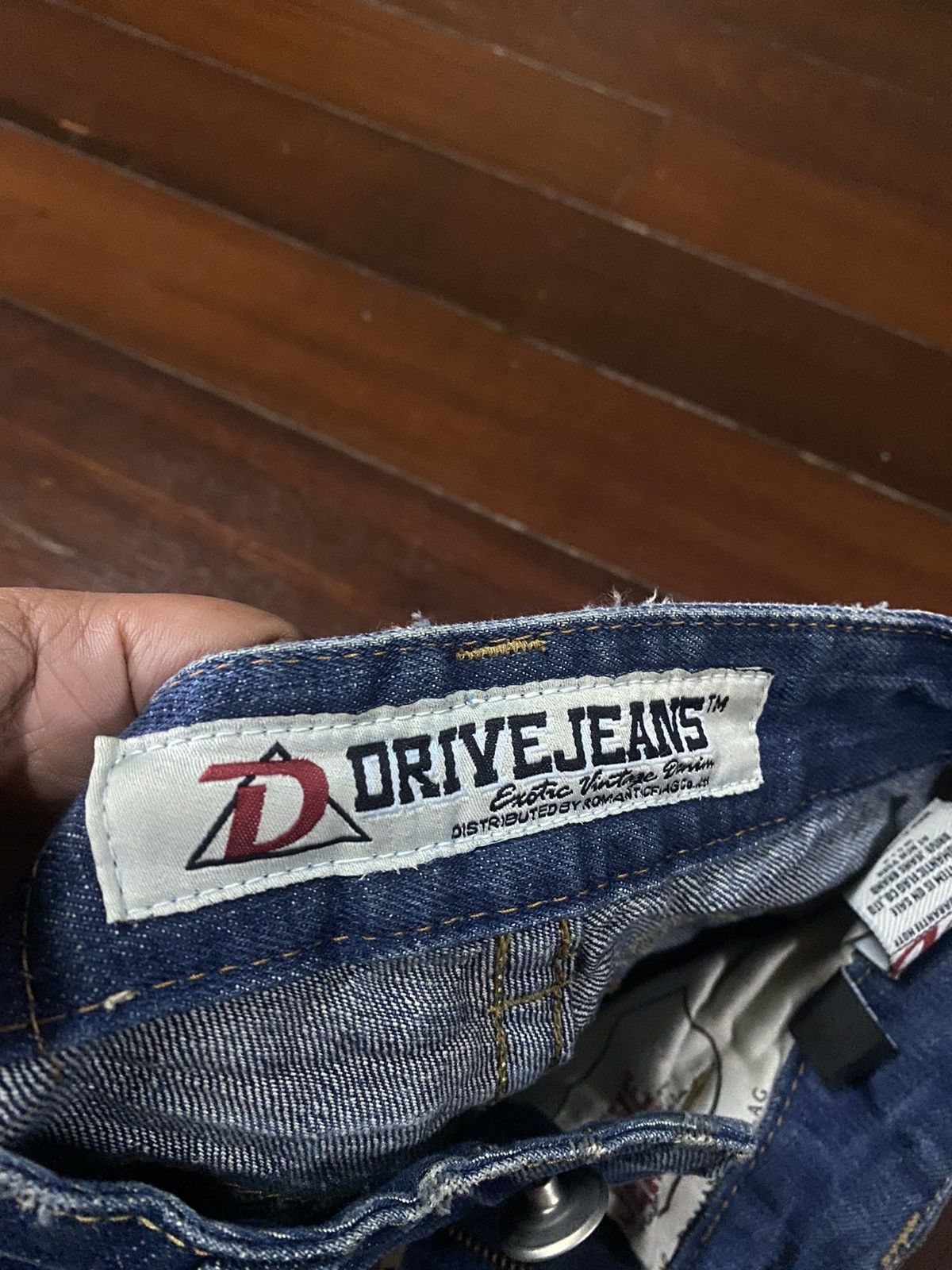 Designer FIRE DRIVE JEANS BOOT CUT WIDE LEG BAGGY Size 30" / US 8 / IT 44 - 12 Thumbnail