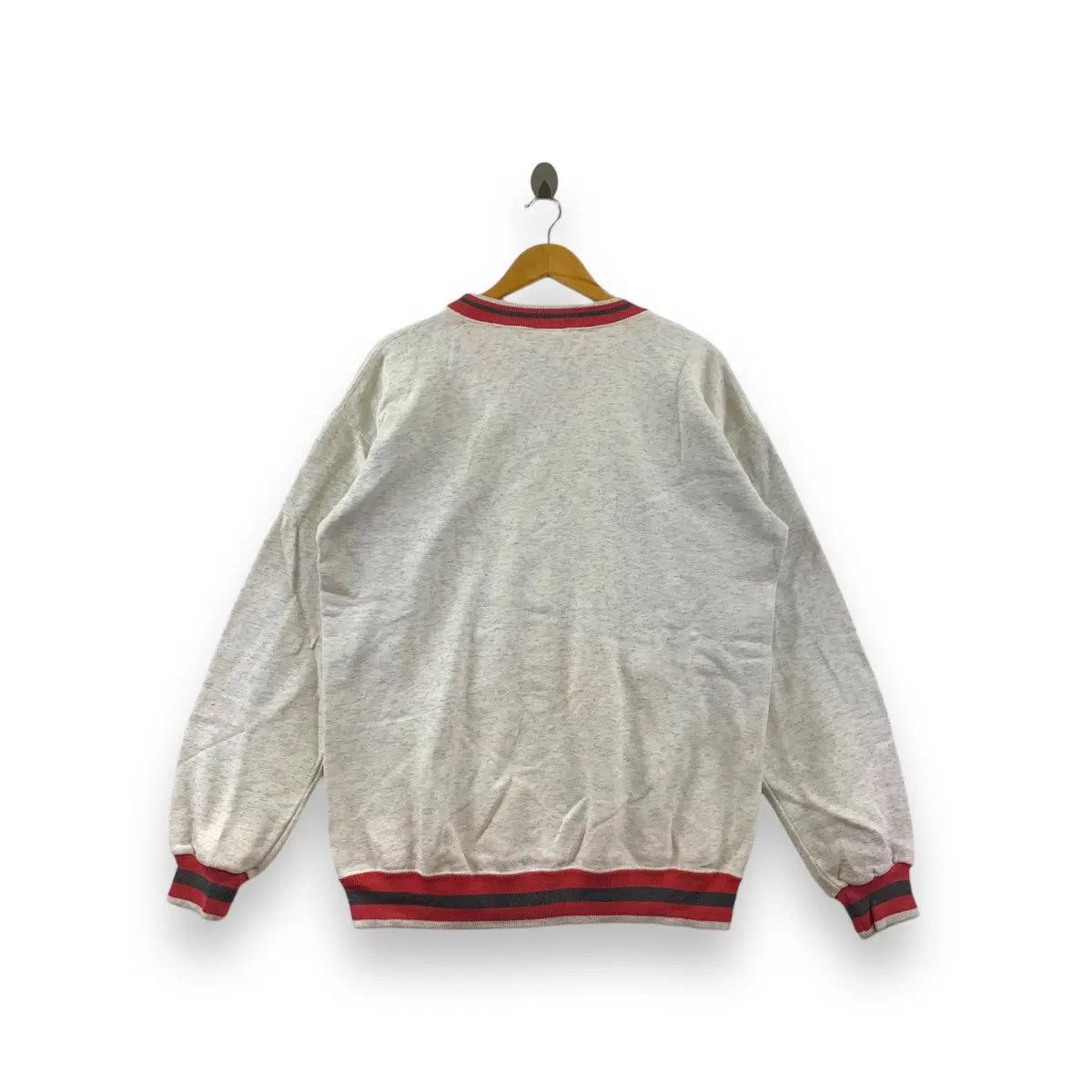 NBA × Nutmeg Vintage NBA CHICAGO BULLS NUTMEG Ringer Sweatshirt Sweater Size US L / EU 52-54 / 3 - 5 Thumbnail