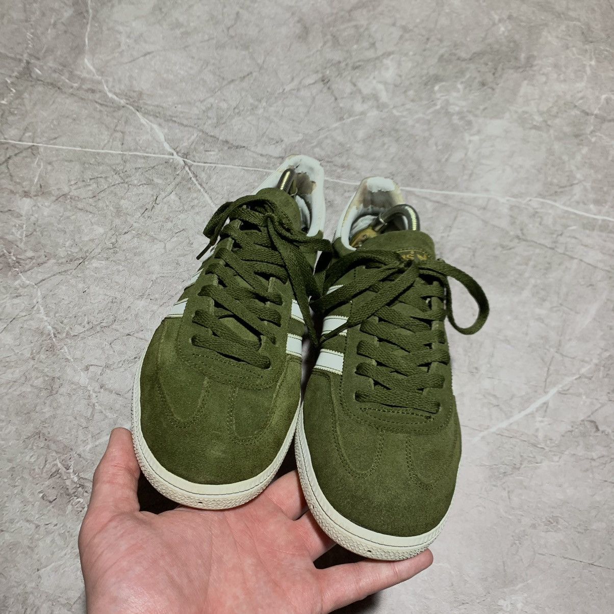 Adidas × Vintage Adidas Spezial Green Rare 2015 Low Sneakers Hype Casual Size US 10.5 / EU 43-44 - 3 Thumbnail