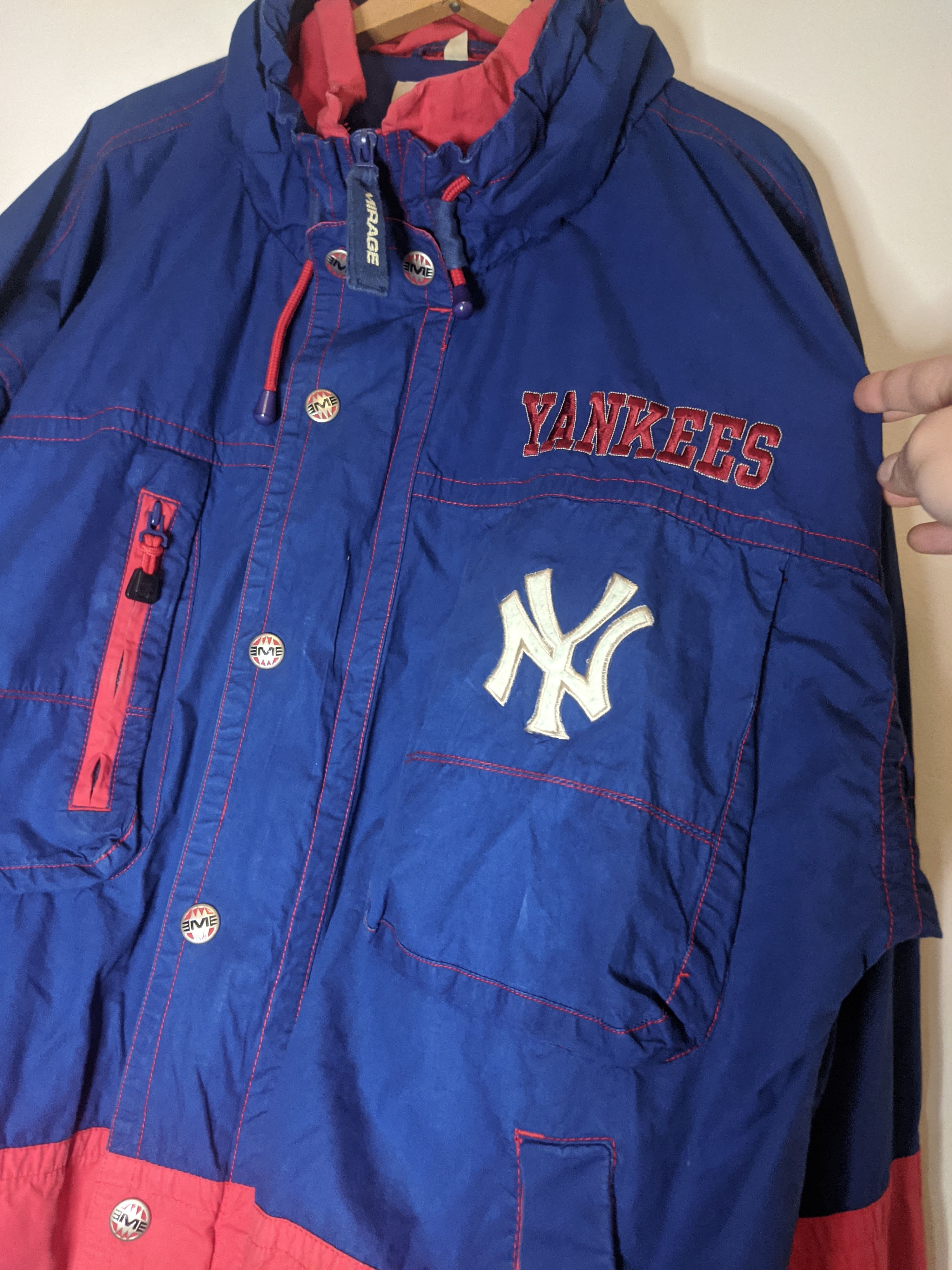 Mirage × New York Yankees × Vintage New York Yankees 90' Vintage Jacket Size US XXL / EU 58 / 5 - 3 Thumbnail