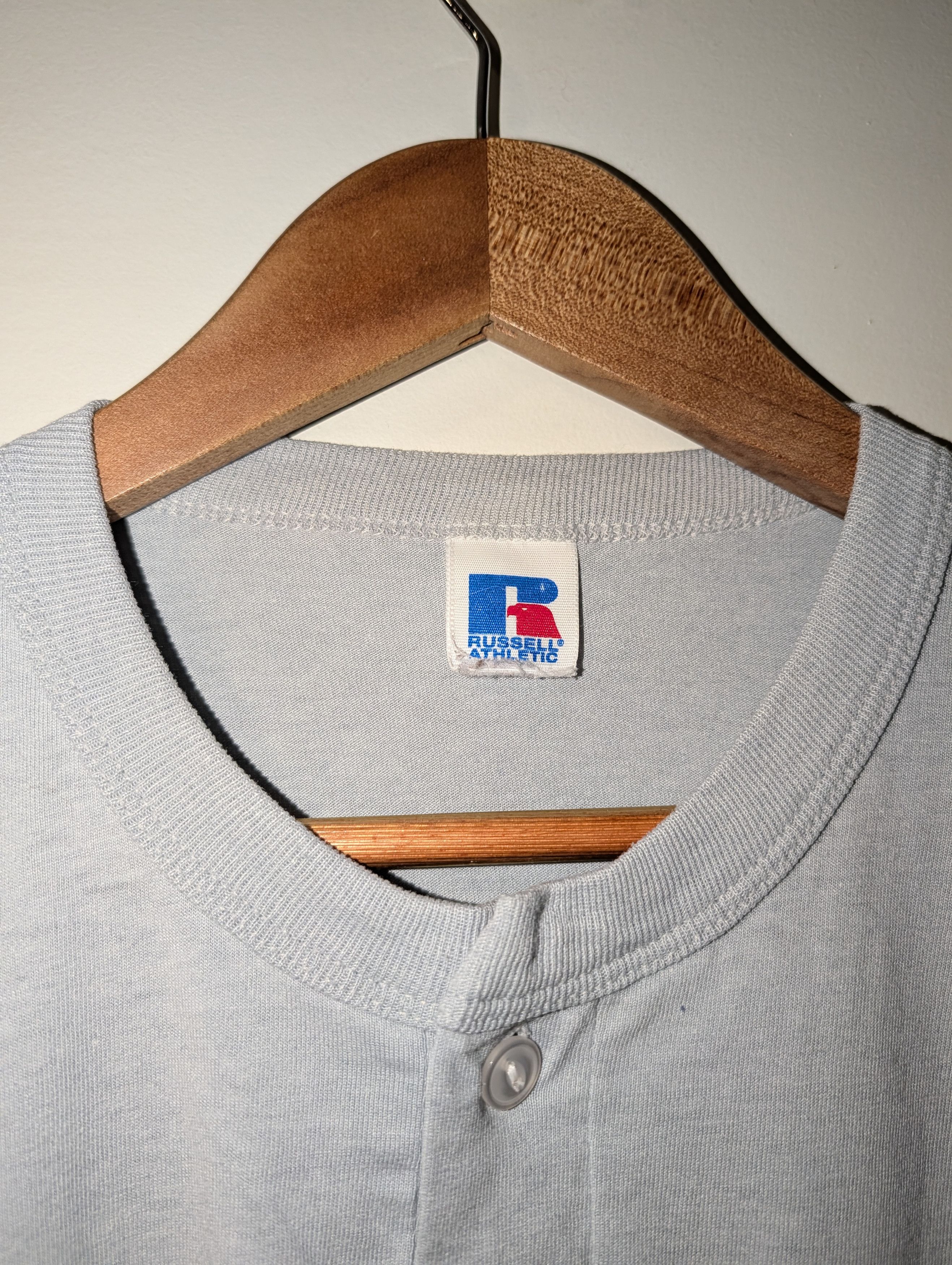 New York Yankees Vintage 90s New York Yankees Small Chest MLB Henley T-Shirt Size US M / EU 48-50 / 2 - 8 Thumbnail