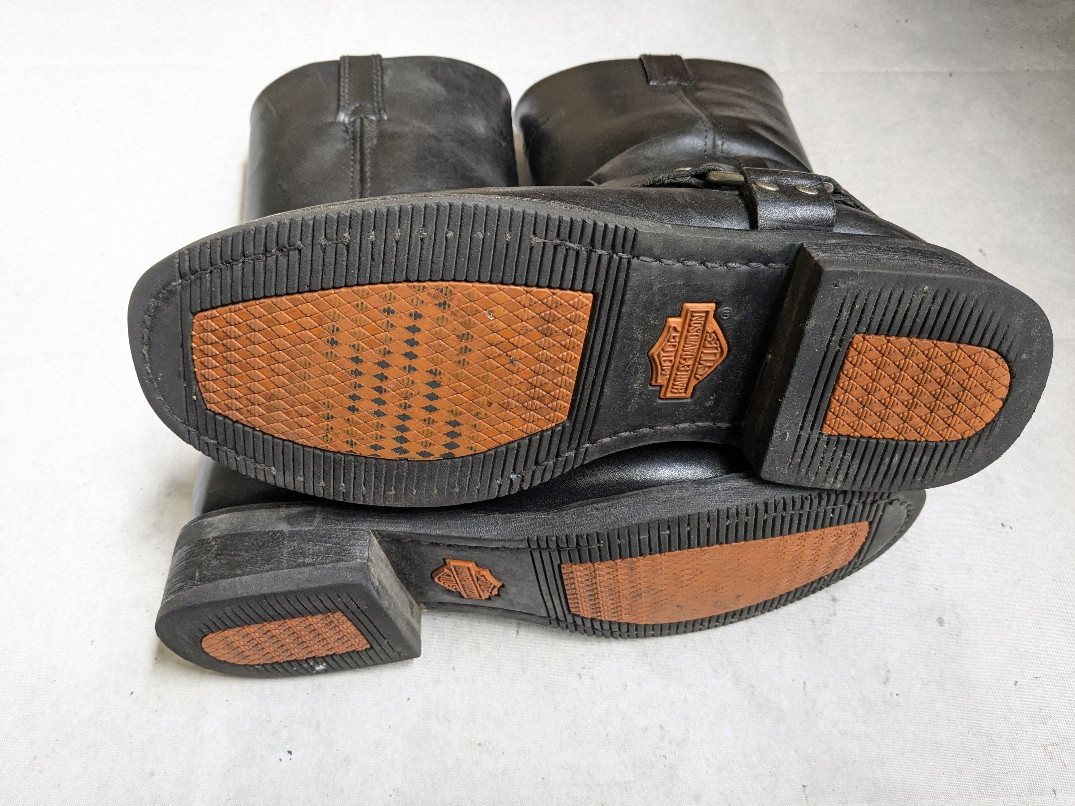 Harley Davidson Harley Davidson Harness Boots Black Leather 9 Leather Buckle Size US 9 / EU 42 - 18 Thumbnail
