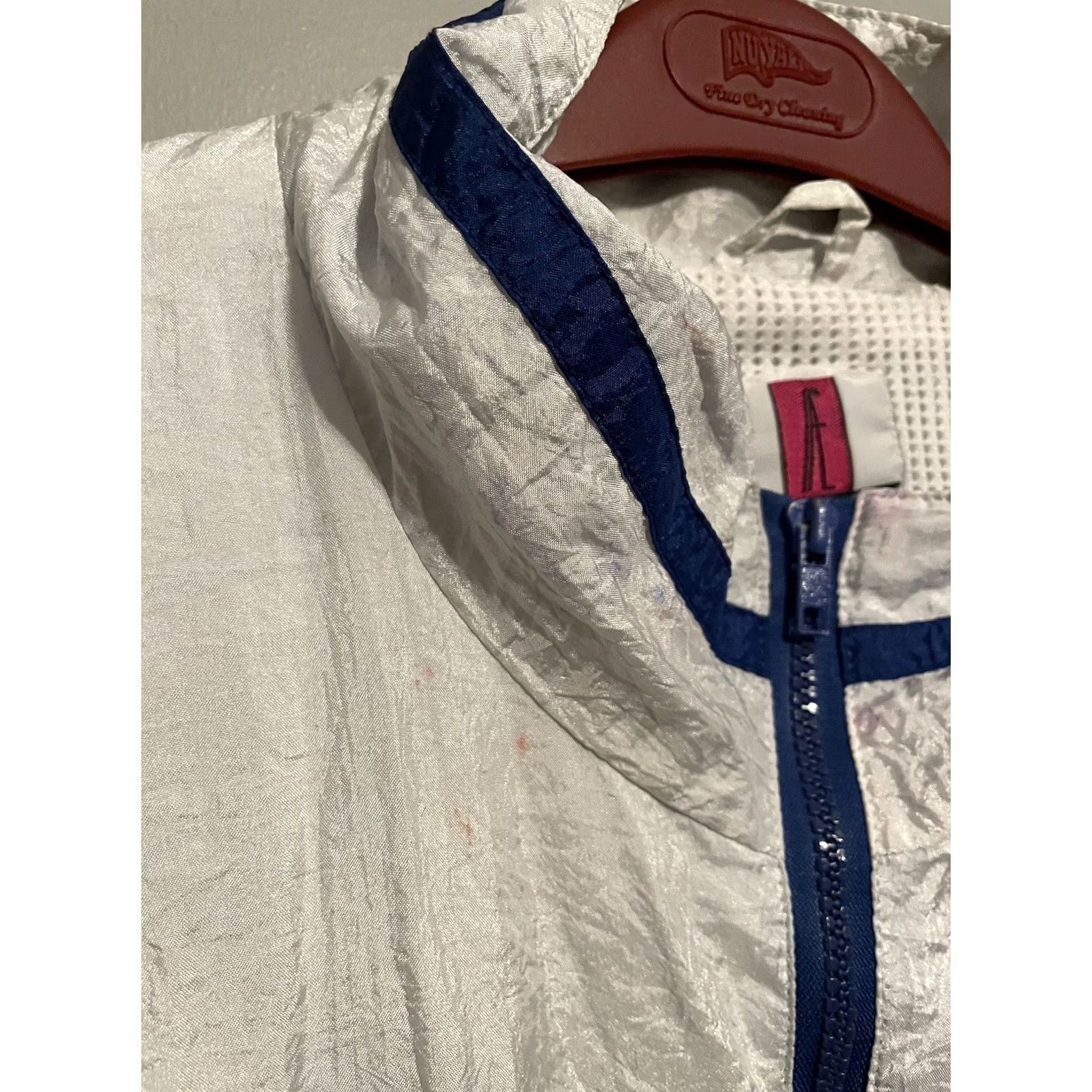 Vintage VINTAGE Active Exposure Jacket Windbreaker Blue Red White Flag Mens L 90s Size US L / EU 52-54 / 3 - 7 Thumbnail
