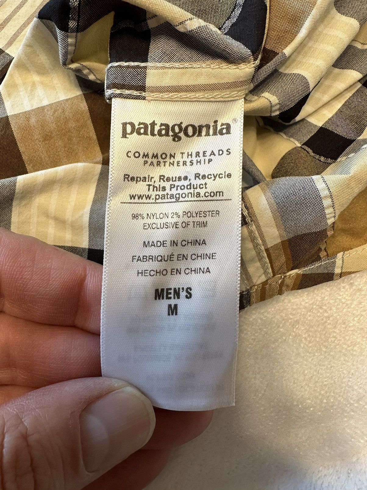 Patagonia Patagonia Mens Snap Front Plaid S/S Shirt Size Med Size US M / EU 48-50 / 2 - 5 Thumbnail