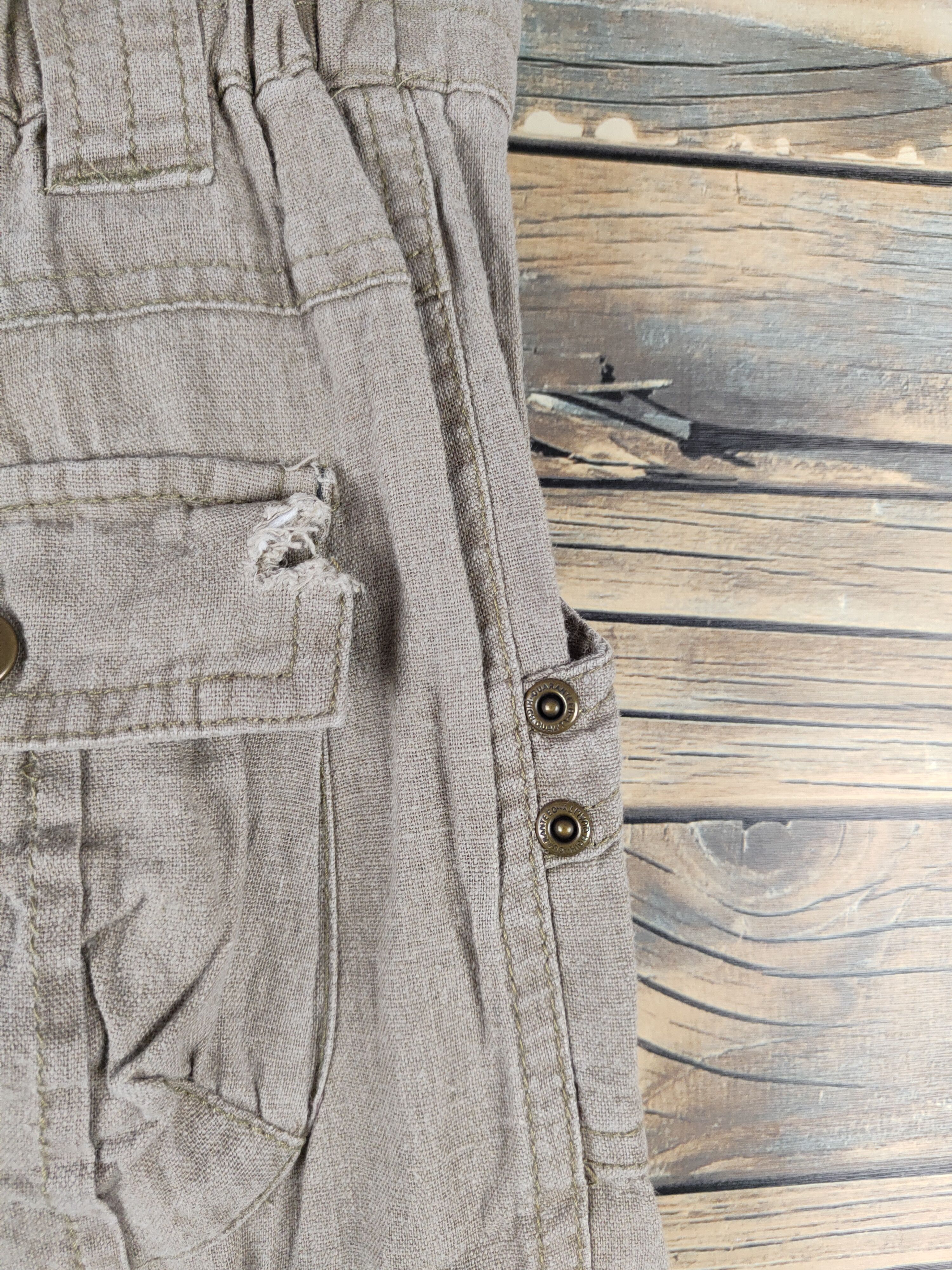 Japanese Brand DL Japanese Brand Brown Multipocket Cargo Pants #1296 Size US 28 / EU 44 - 8 Thumbnail