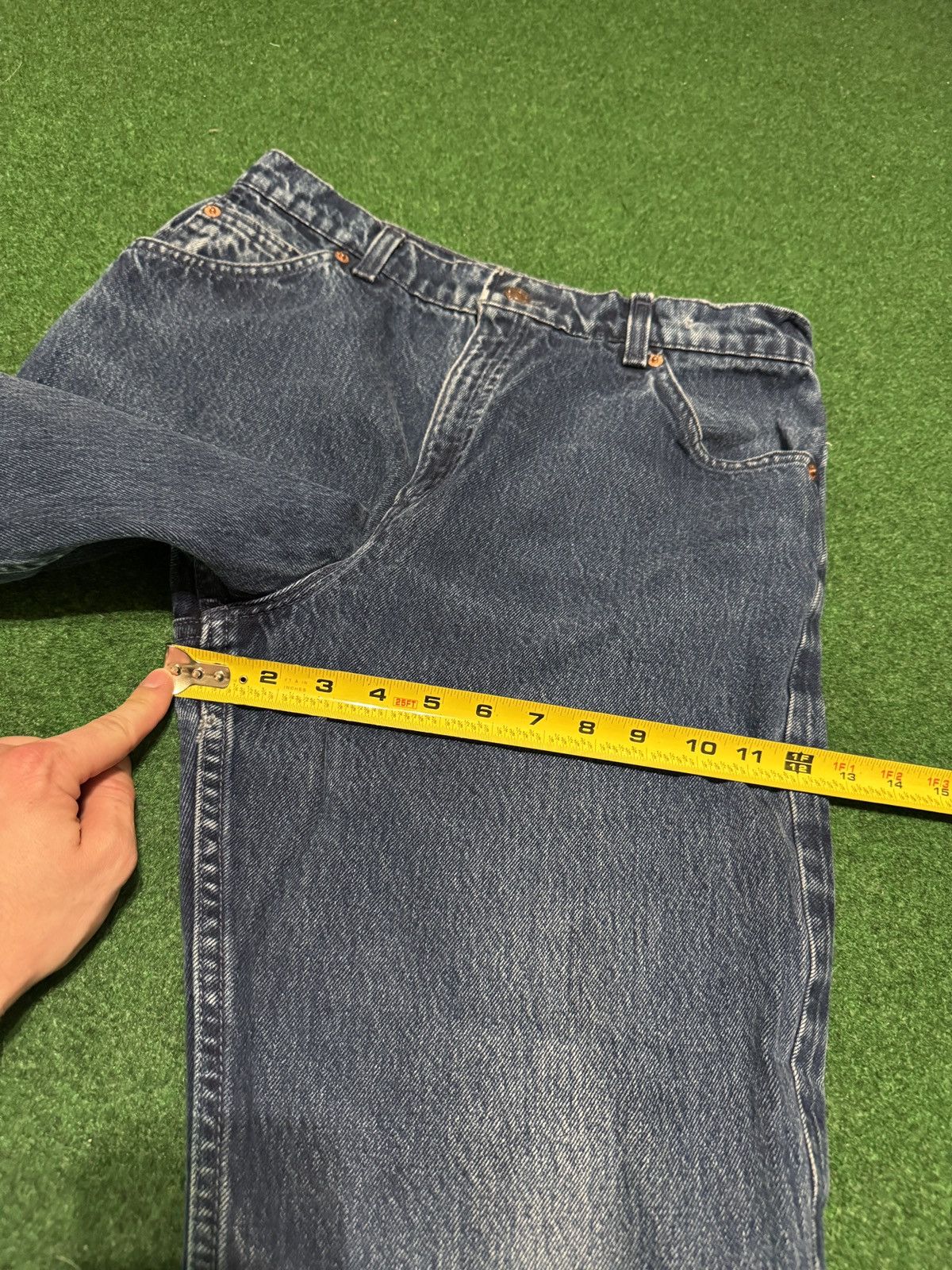 Levi's Vintage Clothing Levis Relaxed Fit Tapered 90s 12 Orange Tab 30x27 Jeans Size 30" / US 8 / IT 44 - 10 Thumbnail