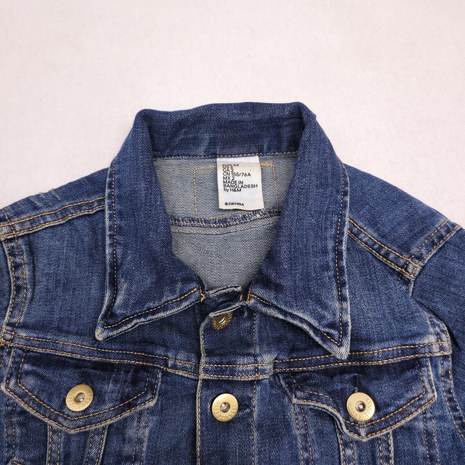 H&M H&M Casual Button Up Denim Jacket Womens Size 2 Blue Size XS / US 0-2 / IT 36-38 - 1 Thumbnail