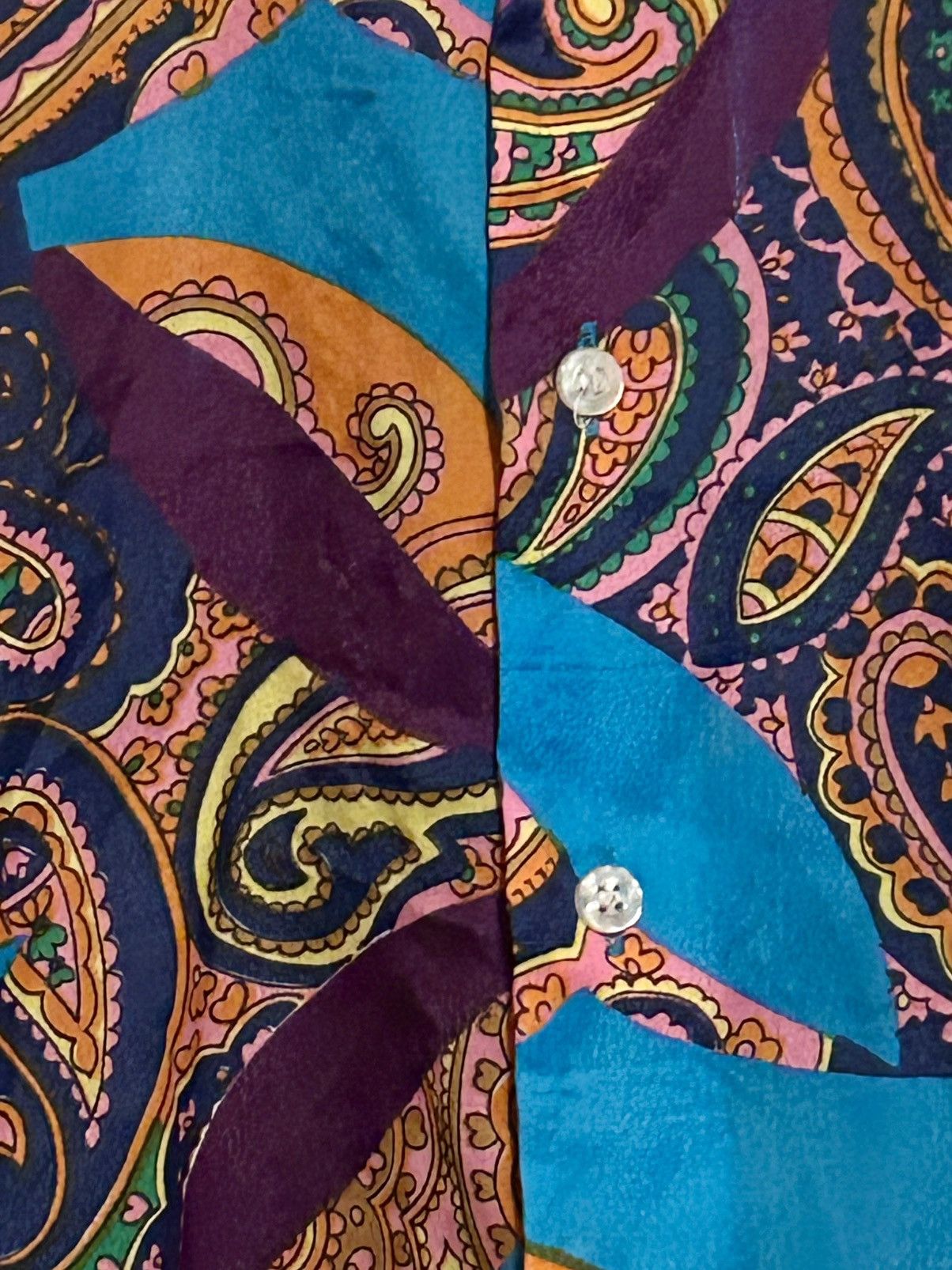 Marlboro Vintage 60s Marlboro paisley shirt Size L / US 10 / IT 46 - 8 Thumbnail