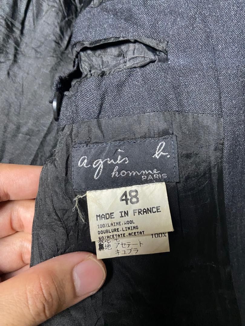 agnes b. AGNES B. HOMME Multi pocket Outerwear Blazer (136) Size US XXS / EU 40 - 7 Thumbnail