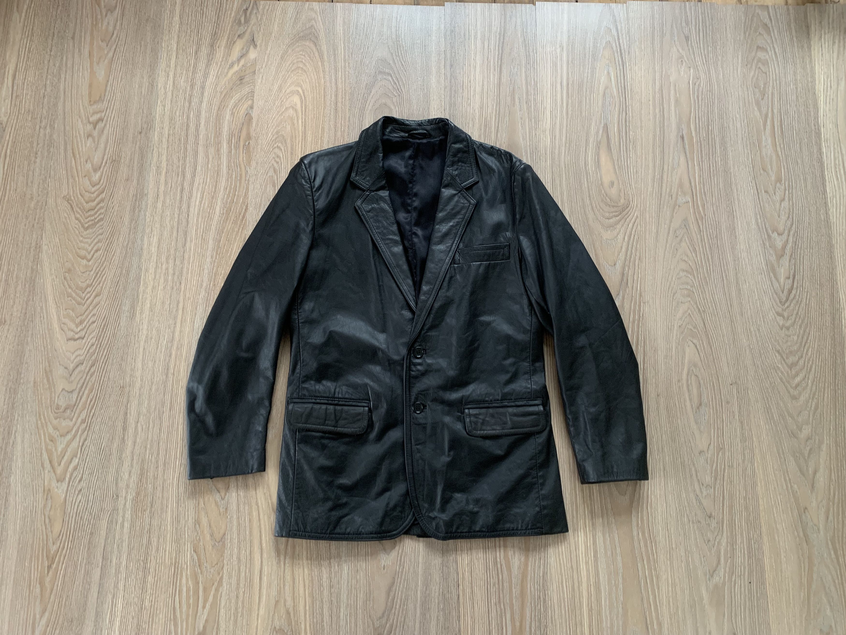 Other Vintage Black Real Leather Jacket Size US M / EU 48-50 / 2 - 1 Thumbnail