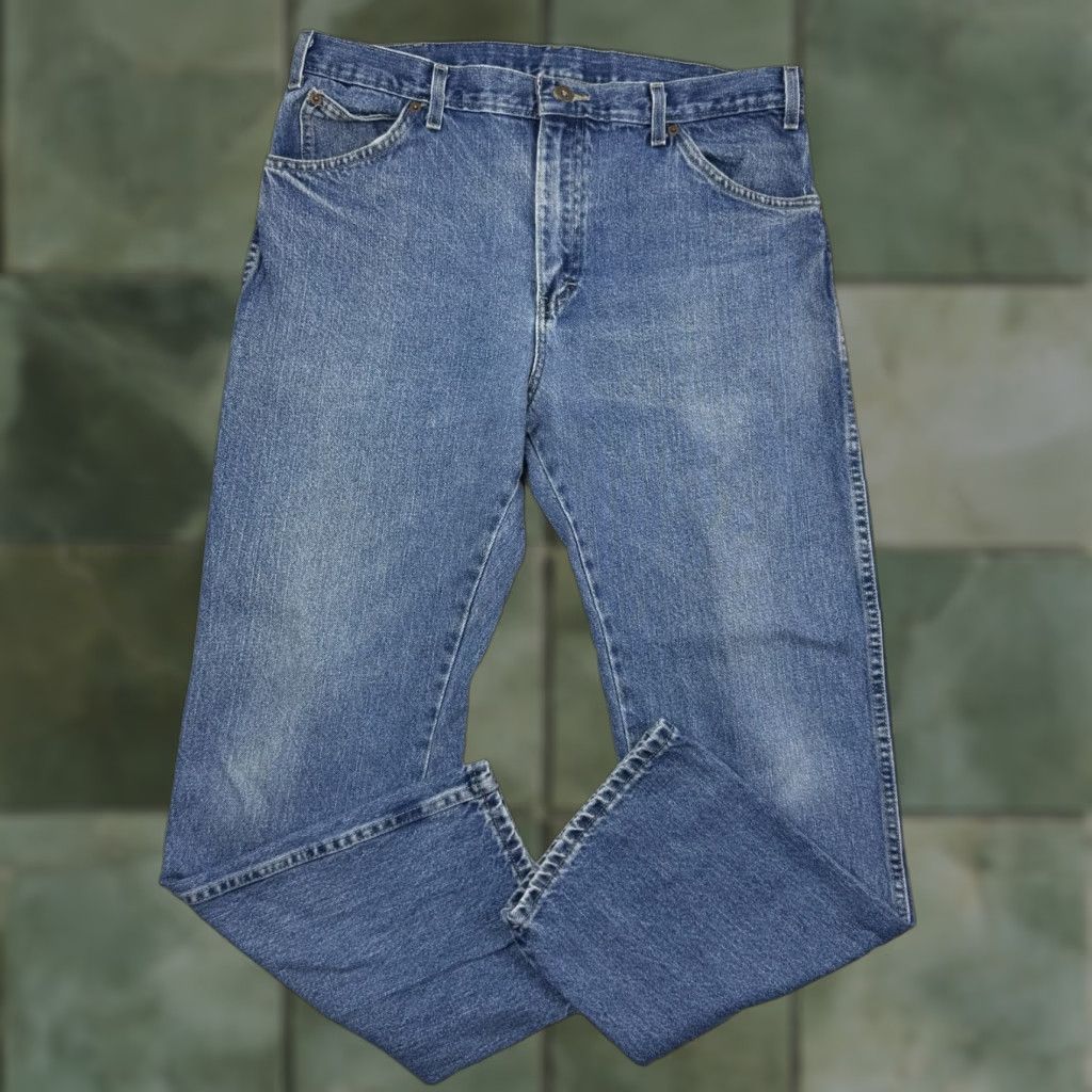 Dickies Dickies Jeans Adult 34x29 Regular Fit Straight Leg Workwear Denim Pants Blue Cotton Denim USA Grunge 90s Mens Size US 34 / EU 50 - 1 Thumbnail