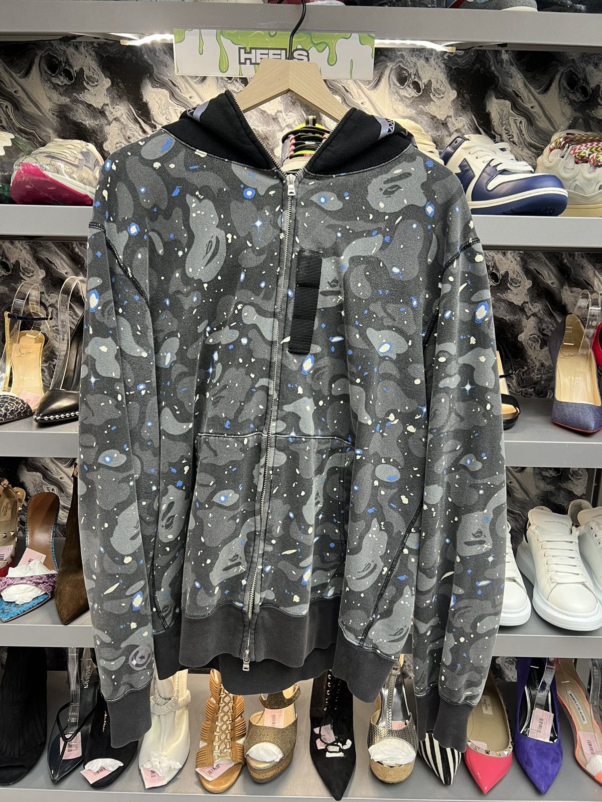 Bape Bape Space Camo Shark Full Zip Size US XXL / EU 58 / 5 - 1 Thumbnail