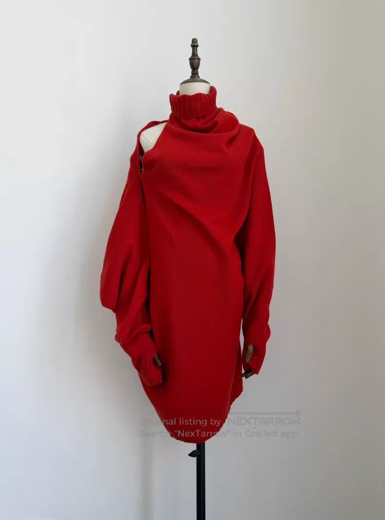 Issey Miyake Issey Miyake Red Long Sleeve Size M / US 6-8 / IT 42-44 - 1 Thumbnail