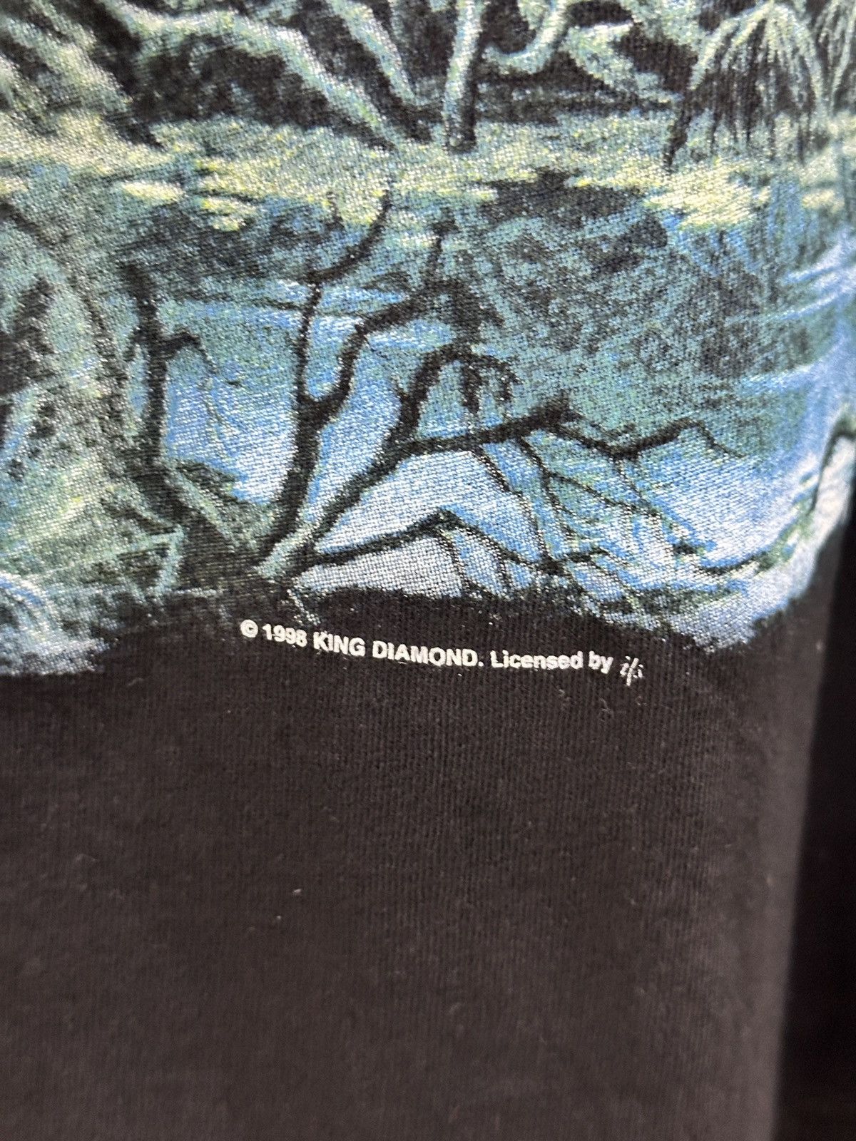 Band Tees × Vintage vintage 1998 KING DAIMOND voodoo album promo t-shirts Size US XXL / EU 58 / 5 - 4 Thumbnail