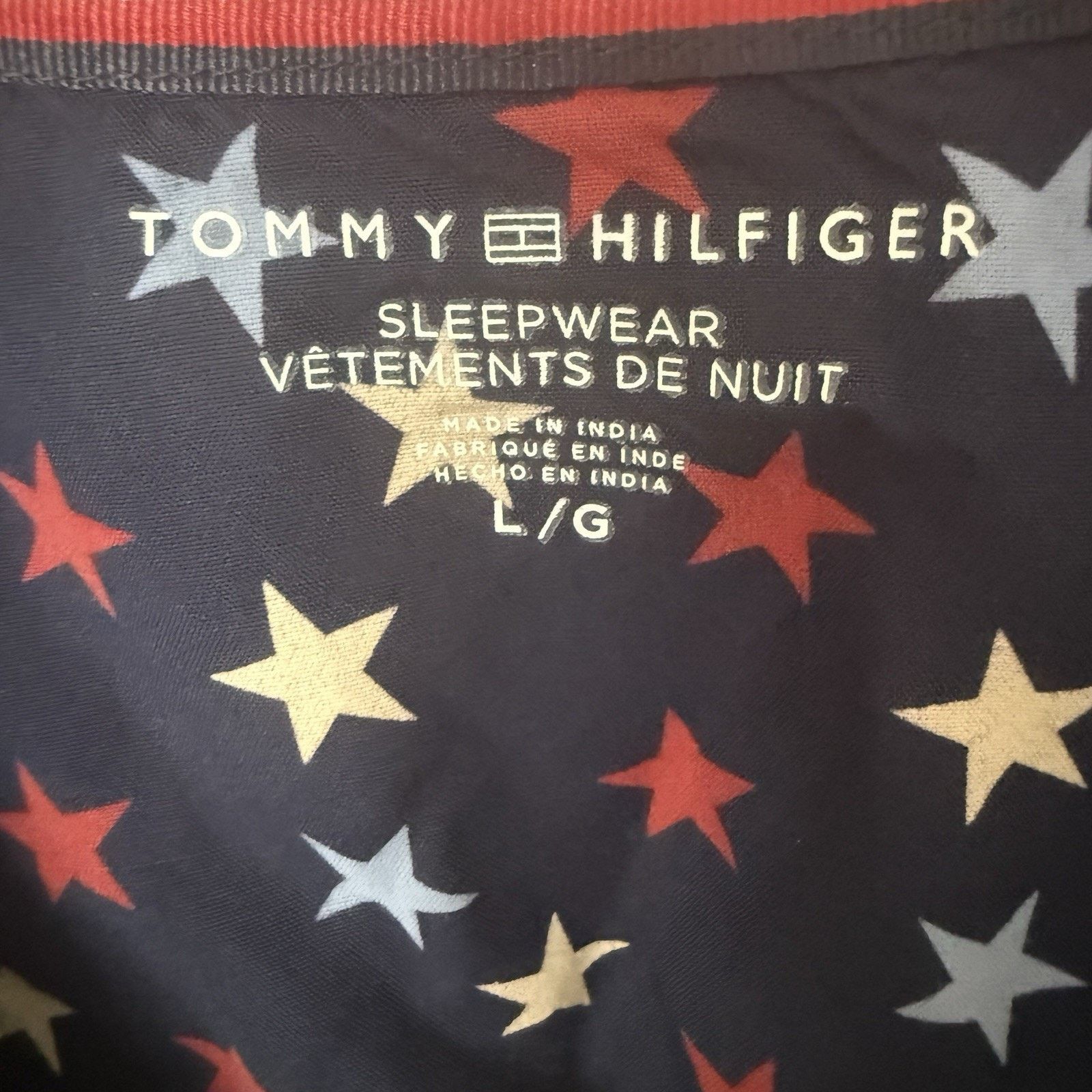 Tommy Hilfiger Tommy Hilfiger USA Star American Patriotic Shorts Pajamas Size ONE SIZE - 4 Thumbnail