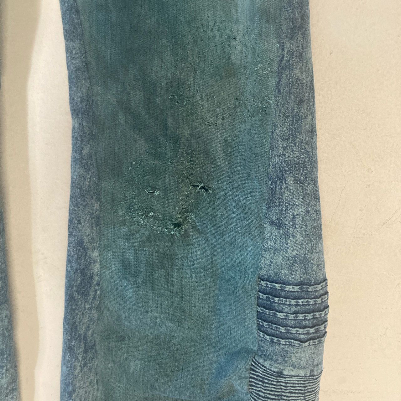 Tornado Mart Distressed Moto Flares Size US 38 / EU 54 - 3 Thumbnail