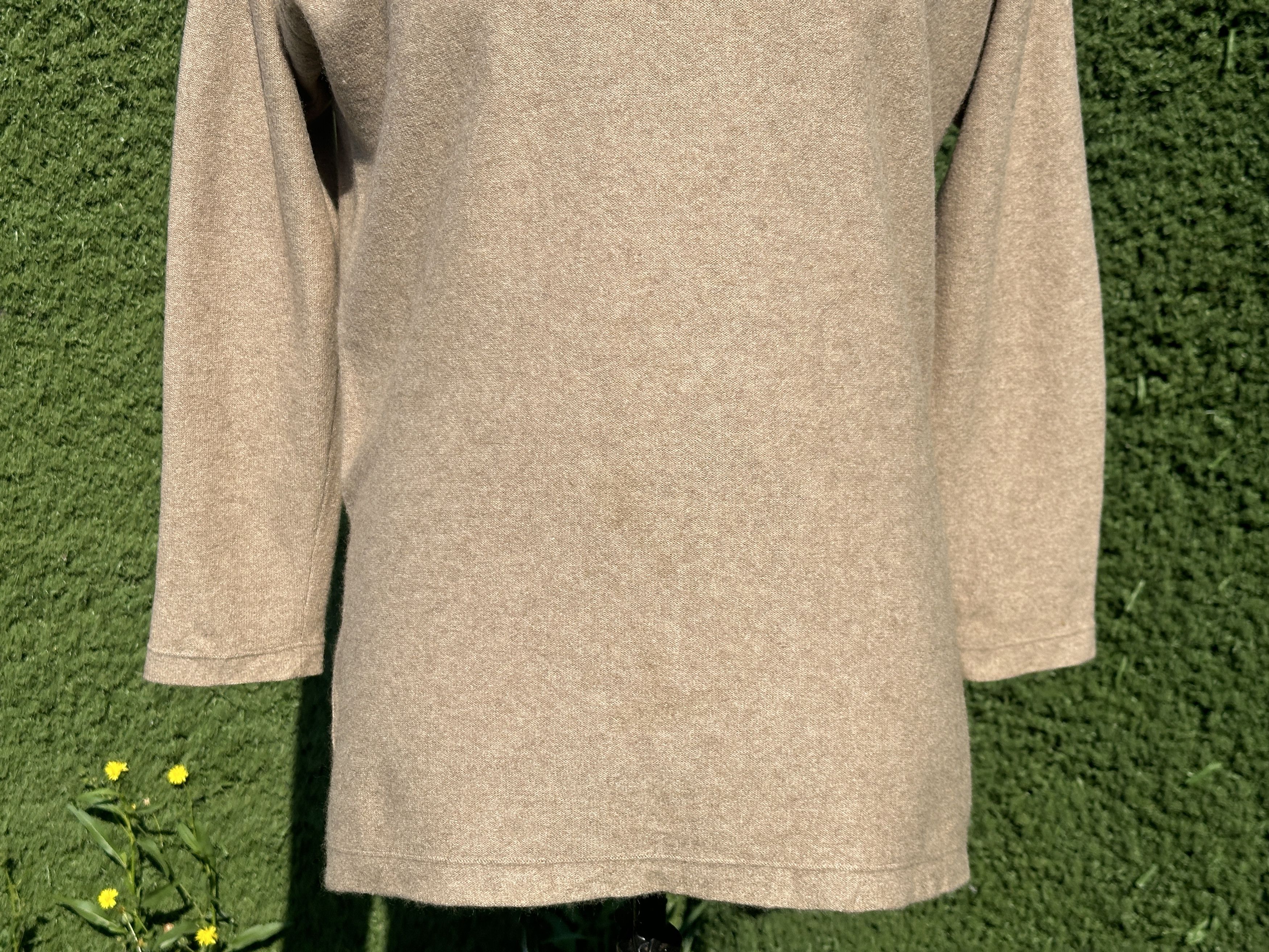 Brunello Cucinelli 1650$ Brunello Cucinelli Cashmere V Neck Oversize Size M L Size L / US 10 / IT 46 - 8 Thumbnail