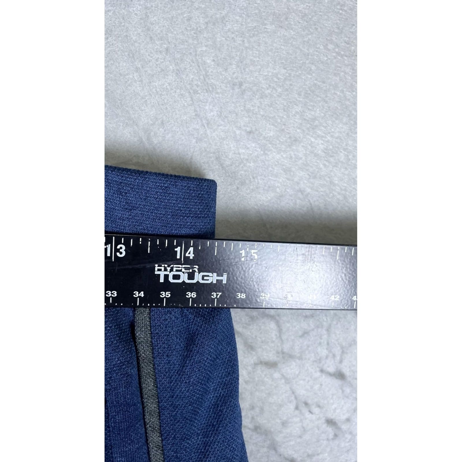 Gymshark Gymshark Pants Mens Large Blue Track Joggers Elastic Waist Pockets Zip Pocket Athletic Size US 33 - 7 Thumbnail