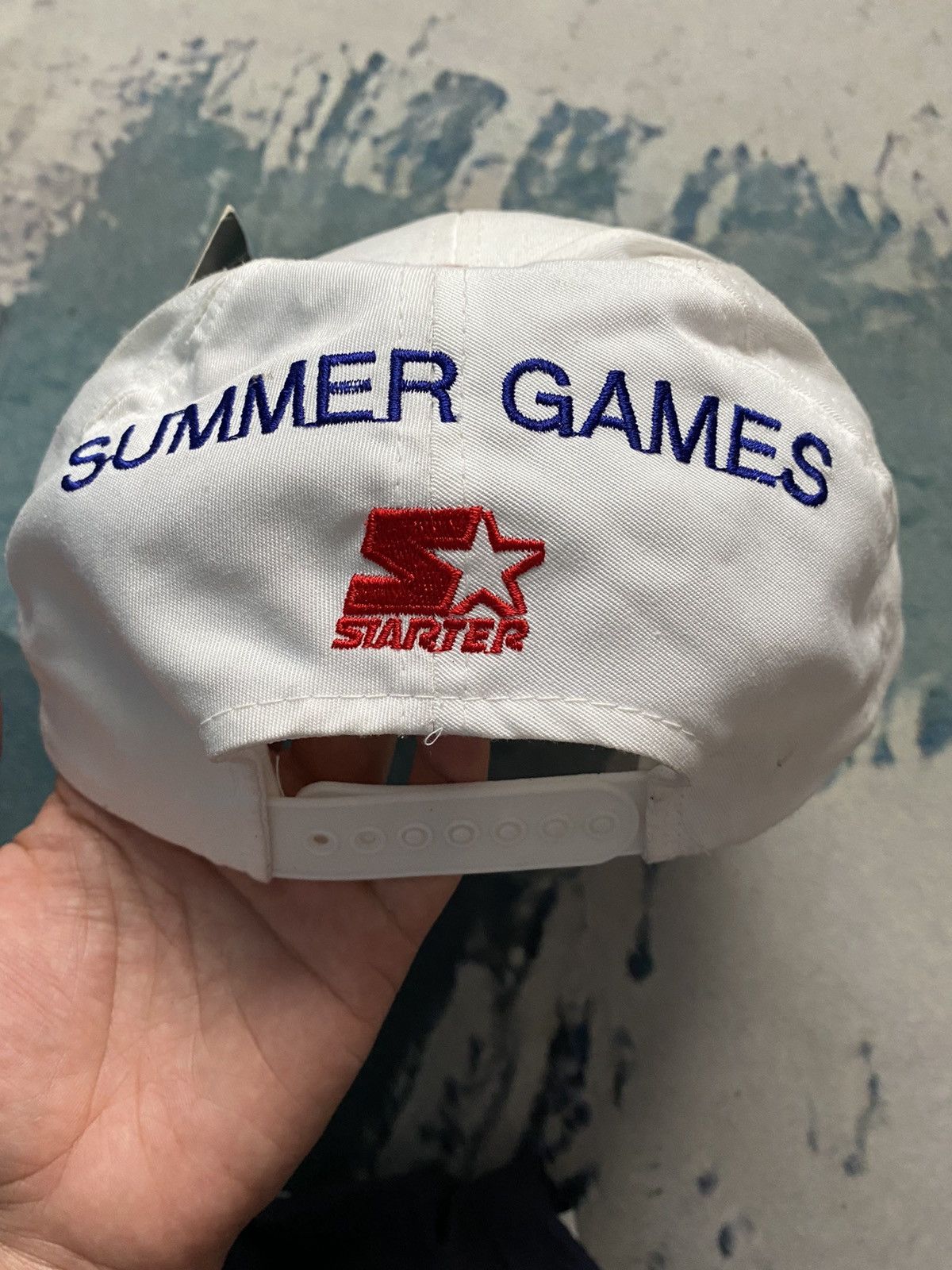 Starter Vintage NWT Olympics USA Atlanta 1996 Snapback Cap Size ONE SIZE - 7 Thumbnail