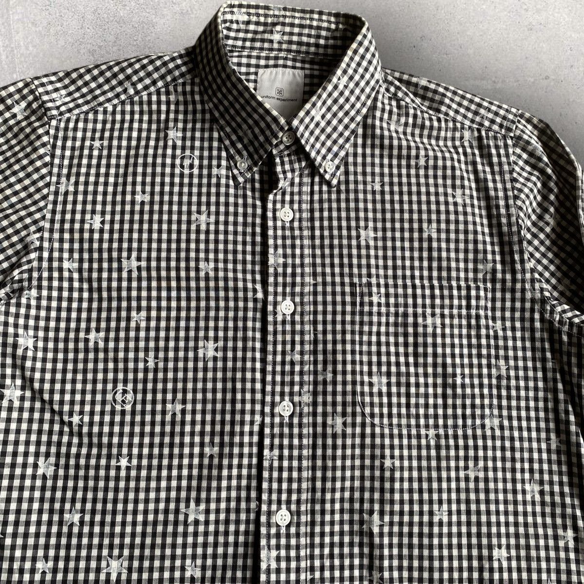 Hiroshi Fujiwara × Sophnet. × uniform experiment Star Blk/Wht Plaid Shirt Size US S / EU 44-46 / 1 - 1 Thumbnail