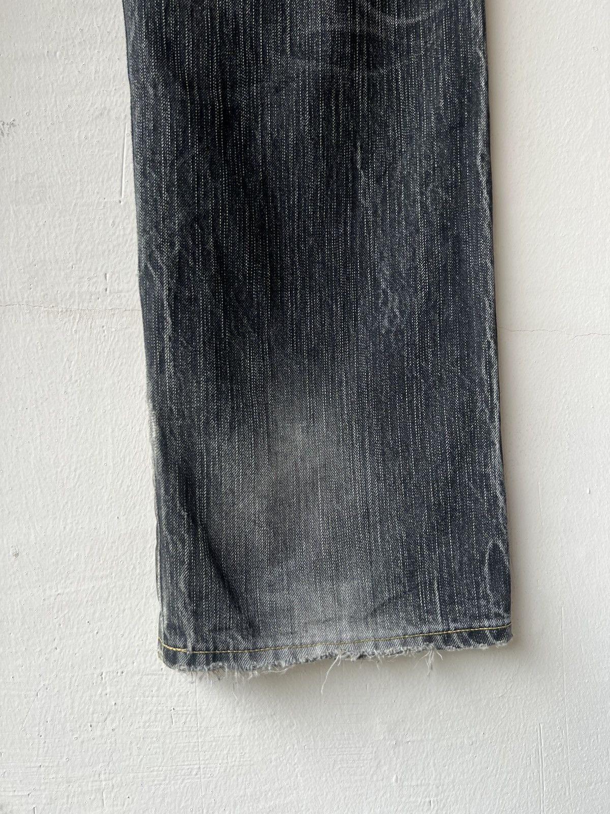 Edwin Vintage Y2K 2000s Edwin Fade Black Denim Loose Jeans Size US 31 - 23 Thumbnail