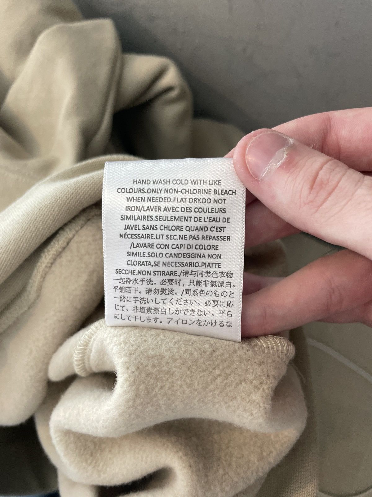 Essentials × Fear of God Fear of God Essentials Linen Hoodie L Size US L / EU 52-54 / 3 - 6 Thumbnail