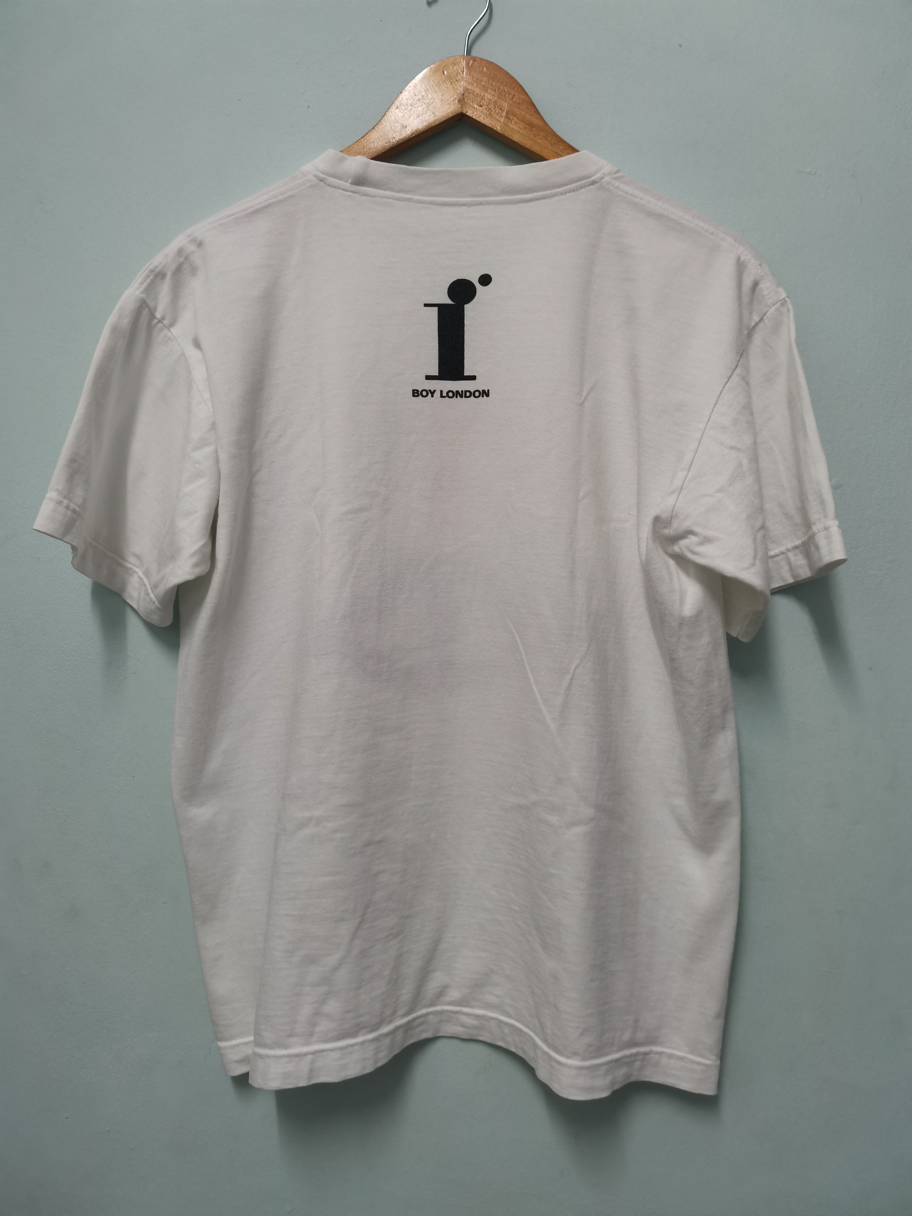 Boy London Vintage Boy London Big Logo Peace Tee Seditionaries Size US L / EU 52-54 / 3 - 3 Thumbnail