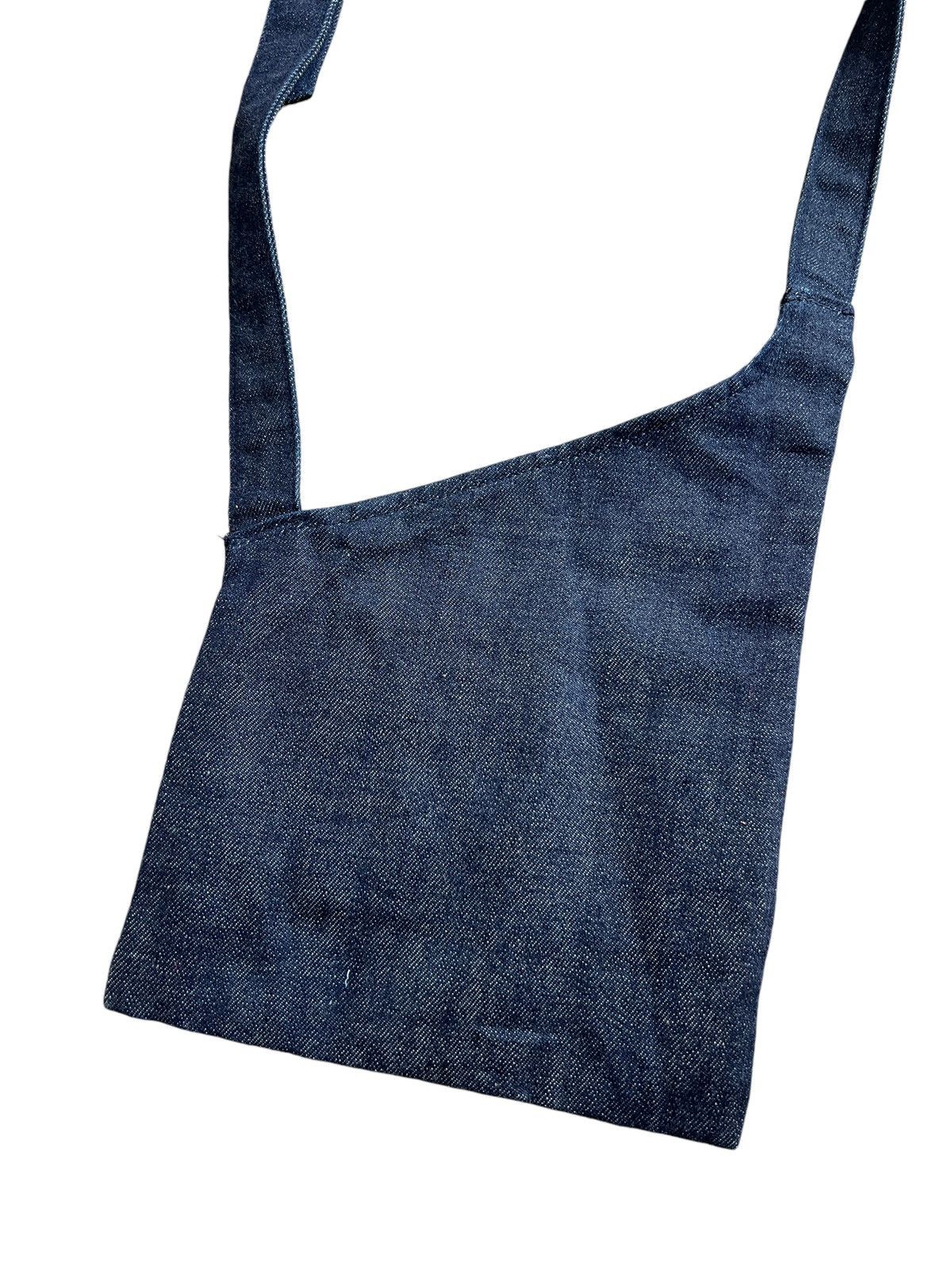 Romeo Gigli 1990’s Romeo Gigli Cyberpunk Denim Sling Bag Size ONE SIZE - 7 Thumbnail