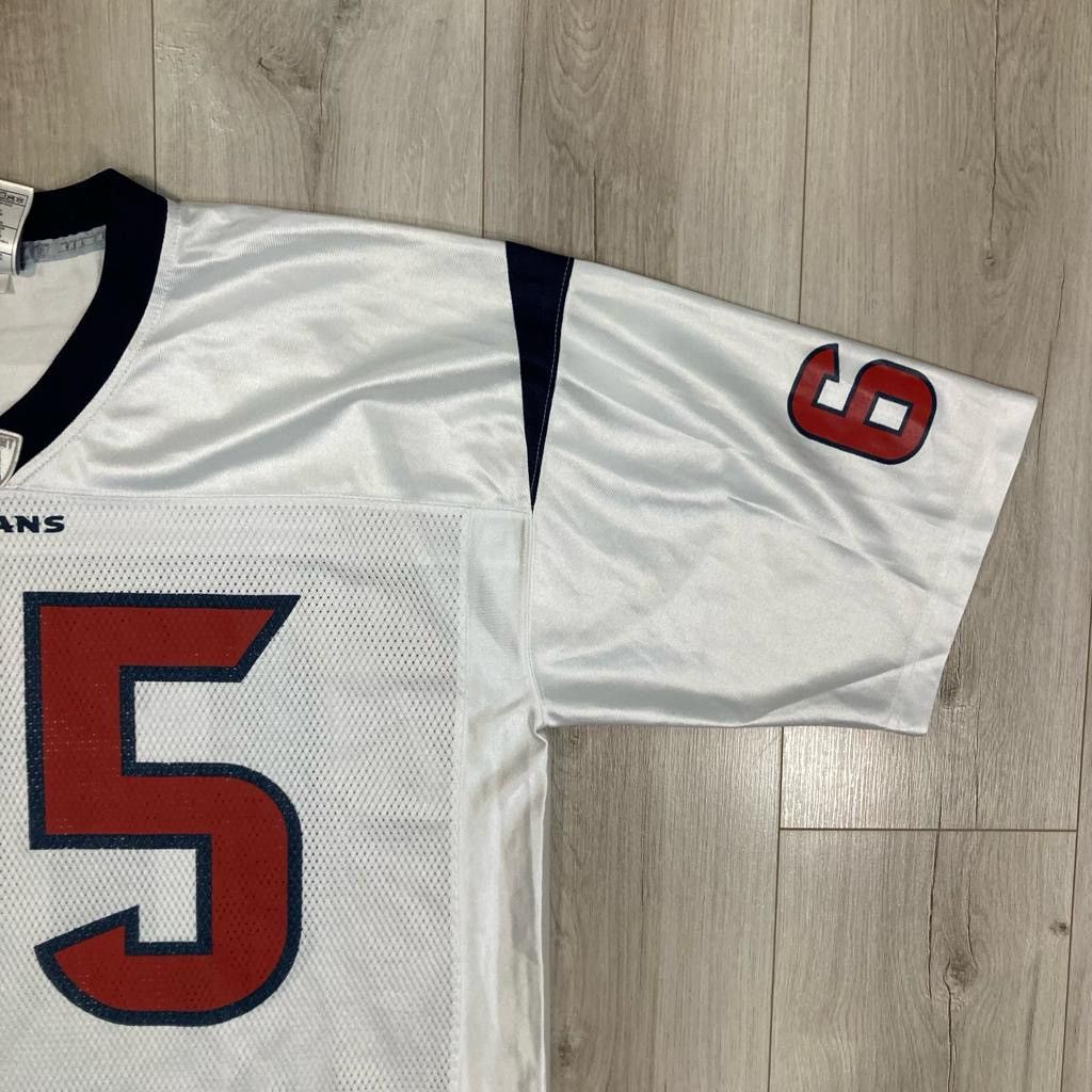 NFL Houston Texas NFL White Jersey Shirt Tee Mogens Krogh Size US XL / EU 56 / 4 - 2 Thumbnail