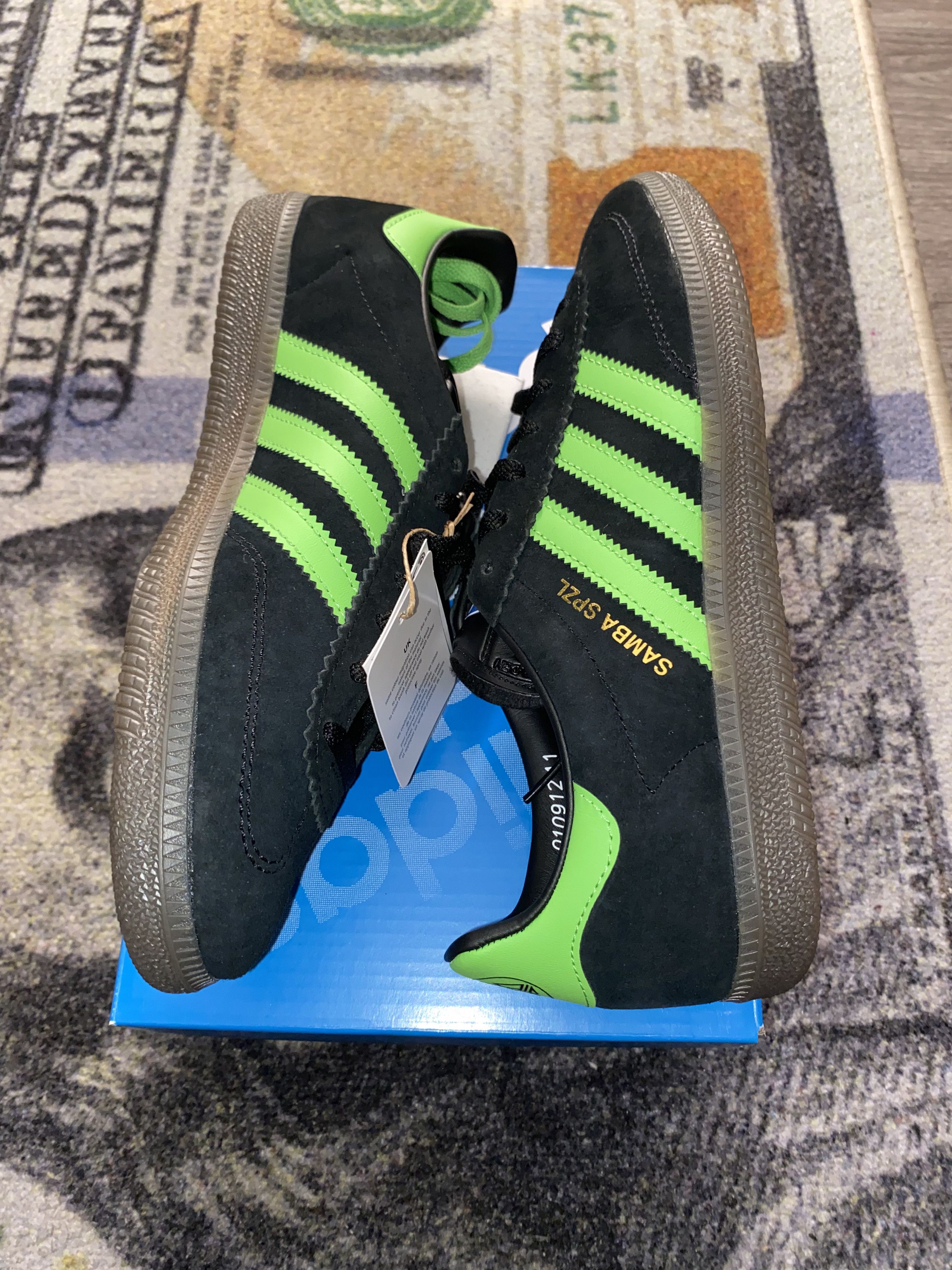 Adidas adidas Samba Deco SPZL Black Lucid Lime Grailed