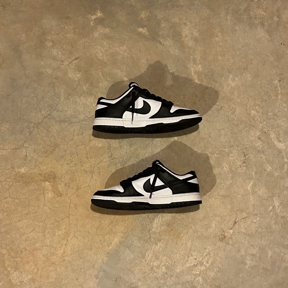 Japanese Brand × Nike Nike Dunk Low Retro White Black Panda 2022 US 12 Size US 12 / EU 45 - 2 Thumbnail