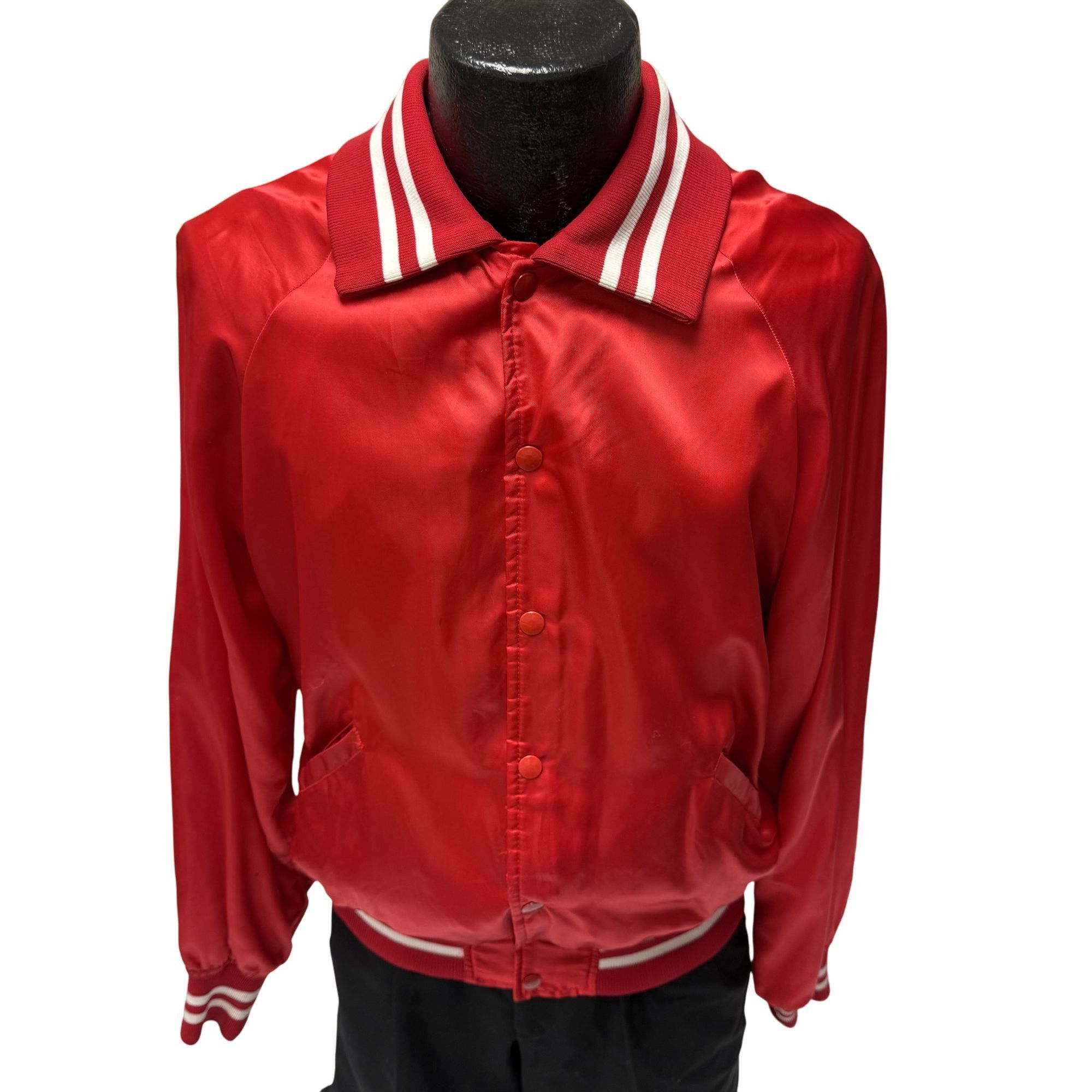 Other Vtg Howie Shiny MALL VISION The RED MACHINE Bomber Size US L / EU 52-54 / 3 - 5 Thumbnail