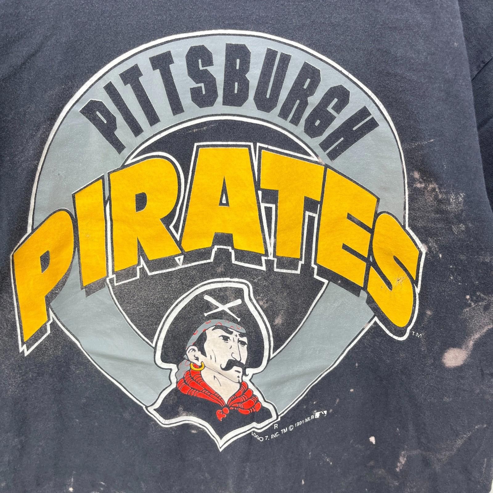 Other Vintage 90s Pittsburgh Pirates T Shirt MLB XL Sun Faded Size ONE SIZE - 3 Thumbnail