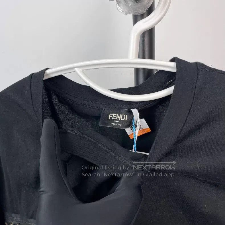 Fendi Fendi Monogrammed FF Letter Short Sleeve Size US L / EU 52-54 / 3 - 8 Thumbnail
