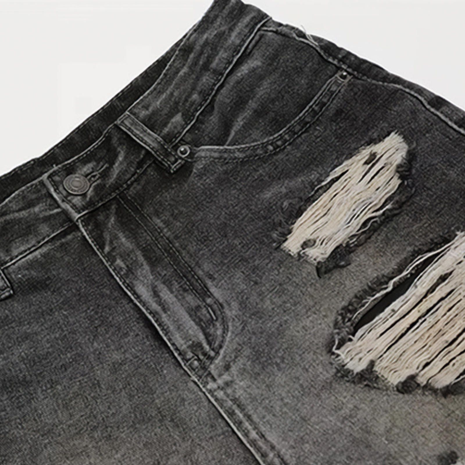 Japanese Brand Dark Camouflage Cargo Jeans Size US 32 / EU 48 - 8 Thumbnail