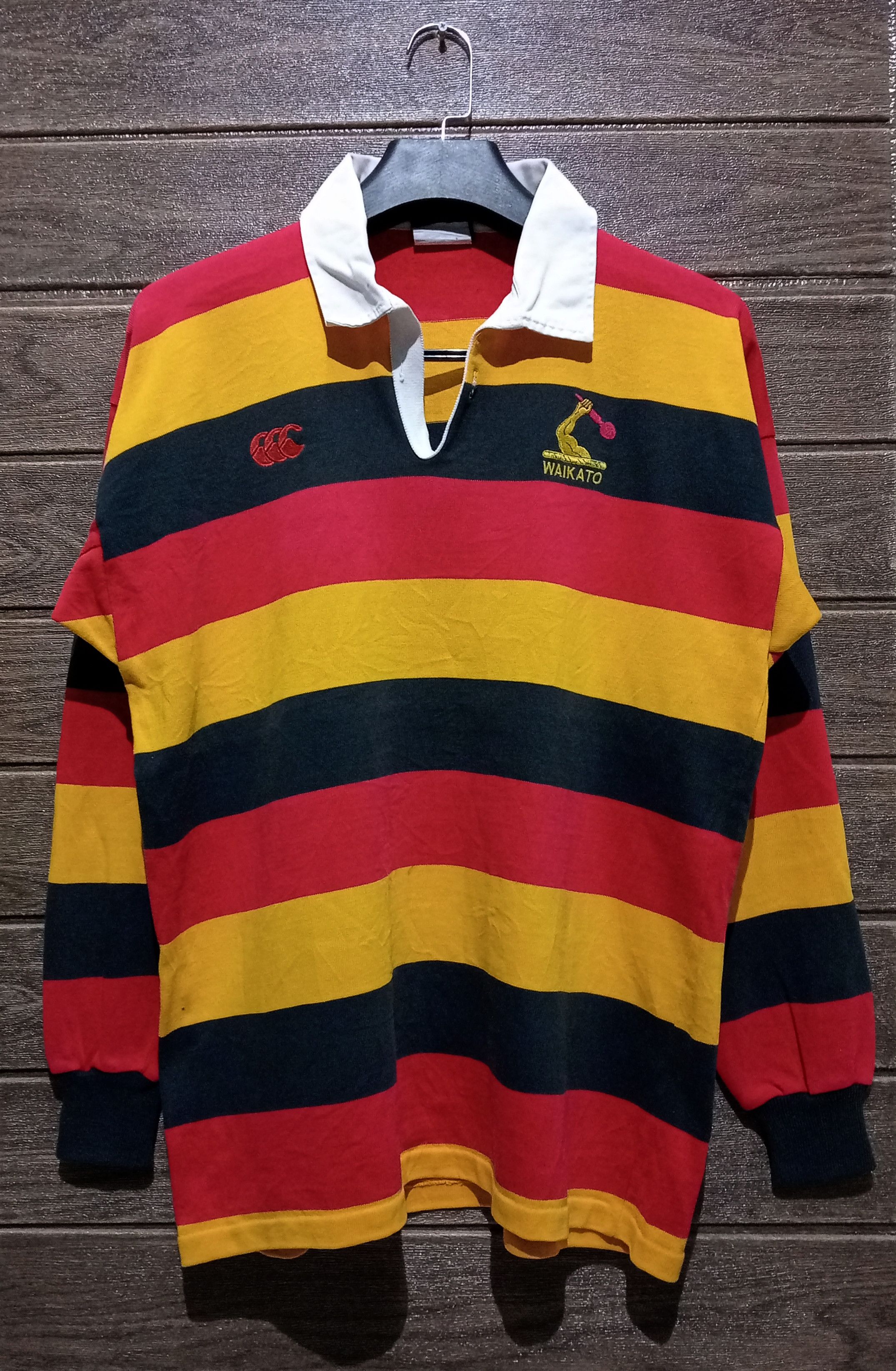 VTG '90s Canterbury of New Zealand Waikato Polo Rugby Jersey