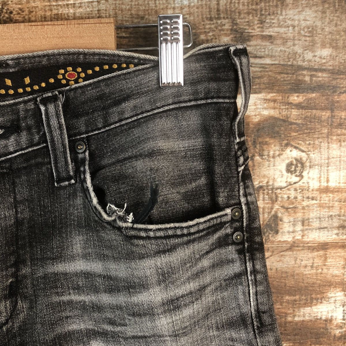 Edwin DL Edwin Black Denim Pants #C261 Size US 28 / EU 44 - 8 Thumbnail