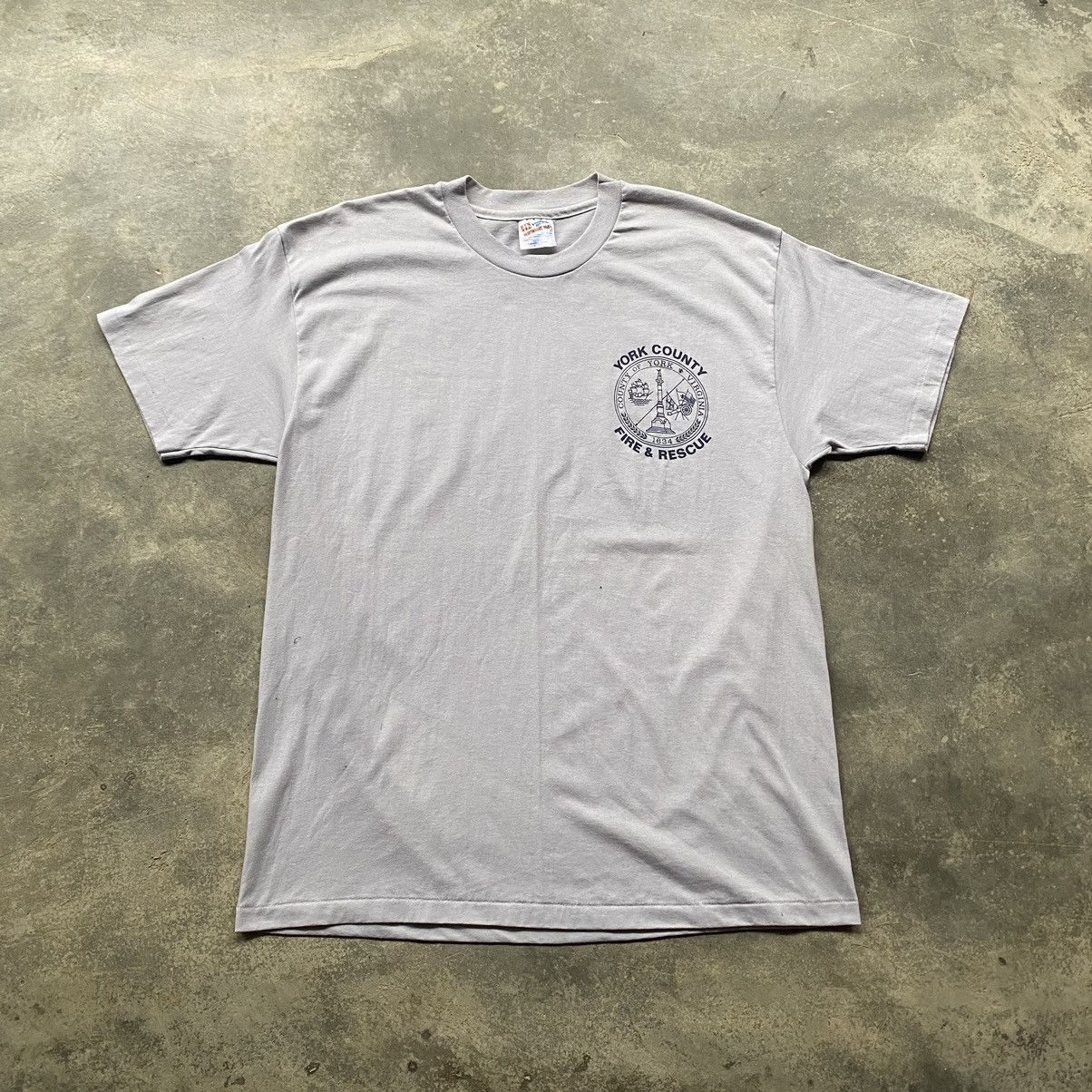 Vintage 1990s York County Fire & Rescue Size US XL / EU 56 / 4 - 2 Thumbnail